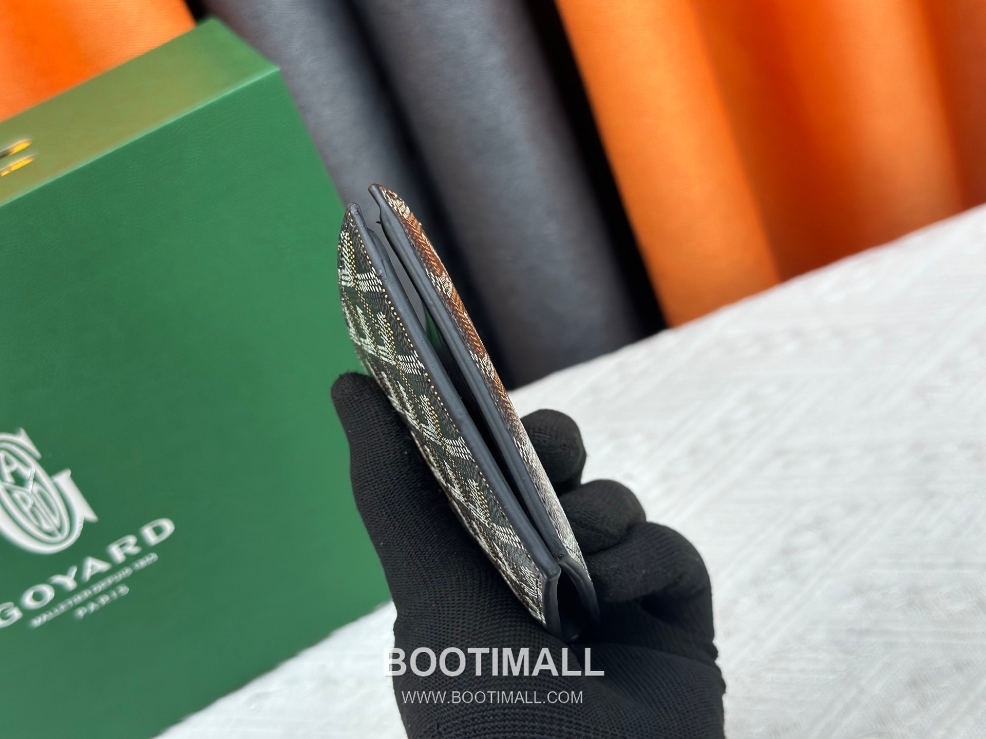 Goyard Goyardine Canvas Bi-Fold Wallet with 8 Card Slots 고야드 고야르딘 캔버스 바이폴드 카드지갑 G5126 11cm 7