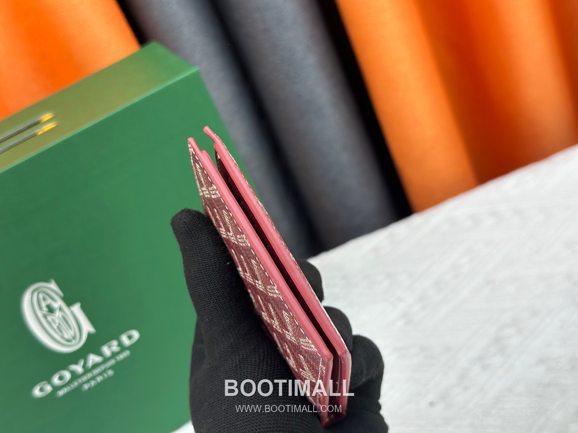 Goyard Goyardine Canvas Bi-Fold Wallet with 8 Card Slots 고야드 고야르딘 캔버스 바이폴드 카드지갑 G5126 11cm 7