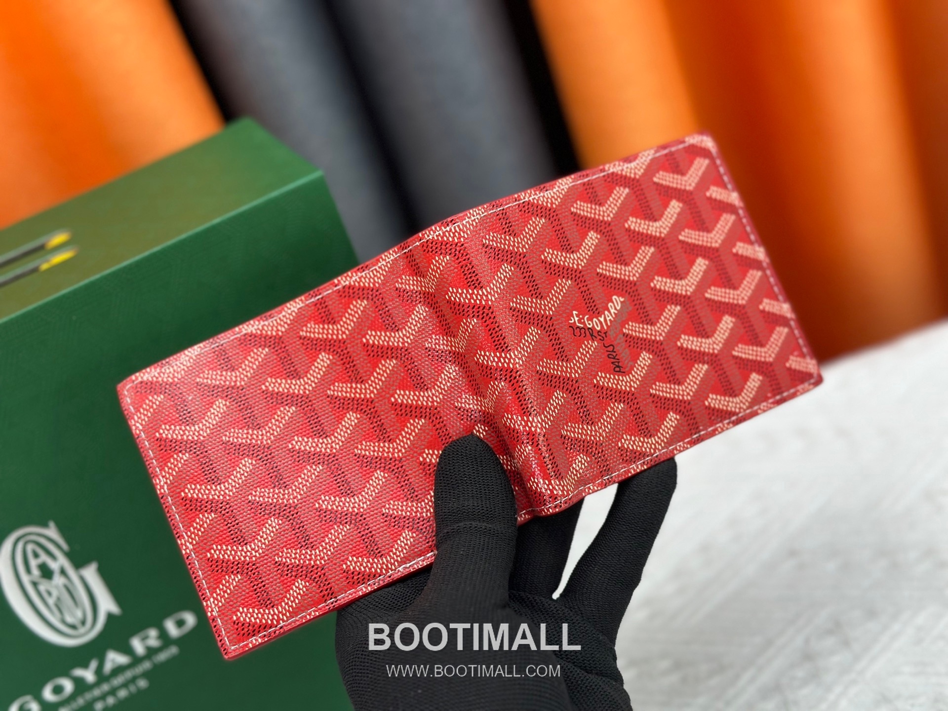 Goyard Goyardine Canvas Bi-Fold Wallet with 8 Card Slots 고야드 고야르딘 캔버스 바이폴드 카드지갑 G5126 11cm 3