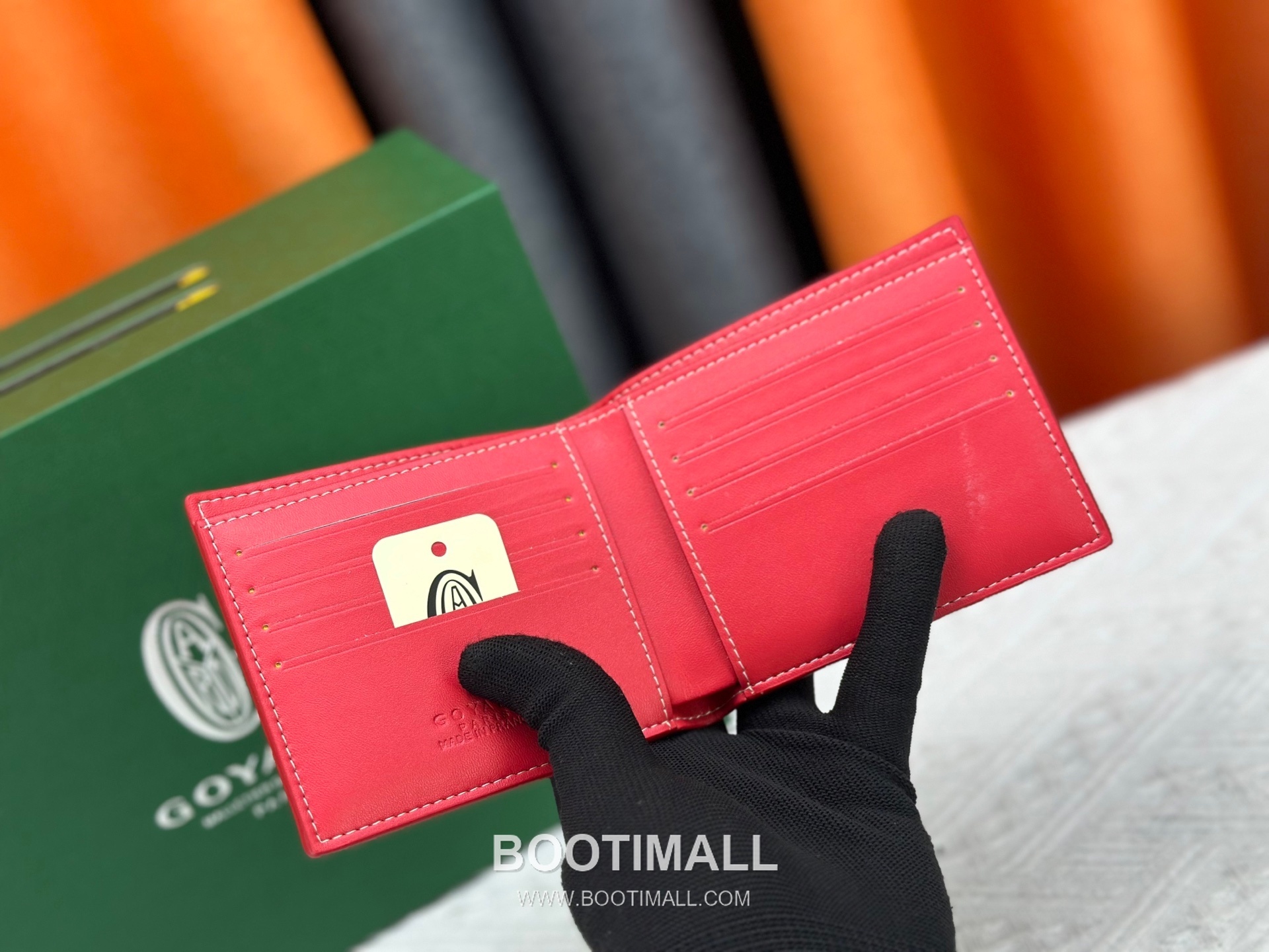 Goyard Goyardine Canvas Bi-Fold Wallet with 8 Card Slots 고야드 고야르딘 캔버스 바이폴드 카드지갑 G5126 11cm 4