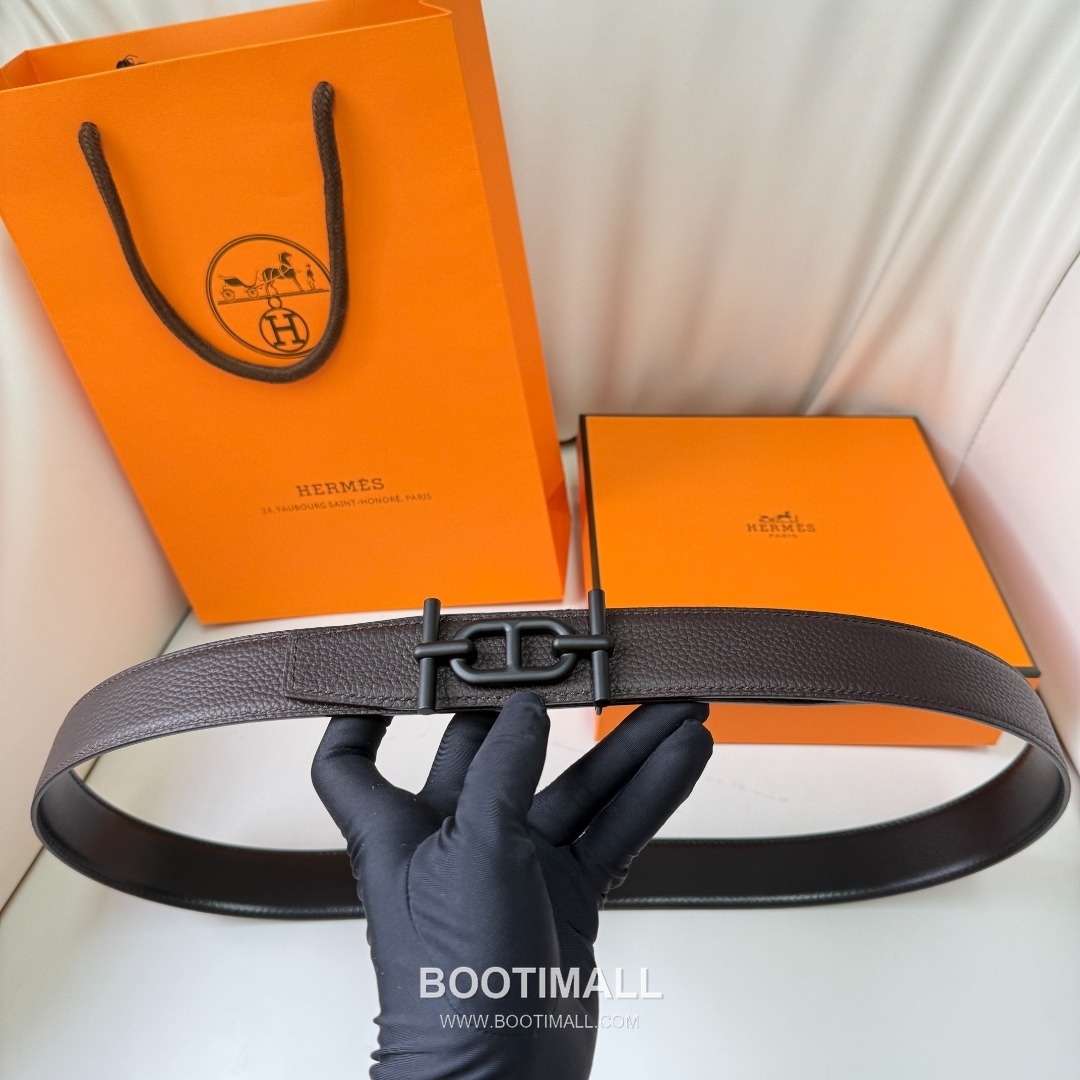 Hermes Constance Calfskin Reversible Belt with H Buckle Palladium 에르메스 콘스탄스 카프스킨 리버서블 벨트 H버클 황동 베이스 팔라듐 피니시 3.8cm 1