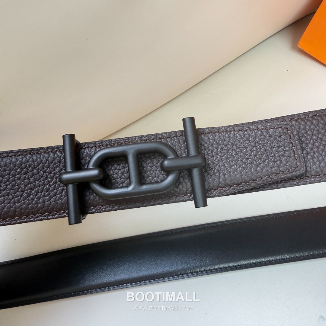 Hermes Constance Calfskin Reversible Belt with H Buckle Palladium 에르메스 콘스탄스 카프스킨 리버서블 벨트 H버클 황동 베이스 팔라듐 피니시 3.8cm 2