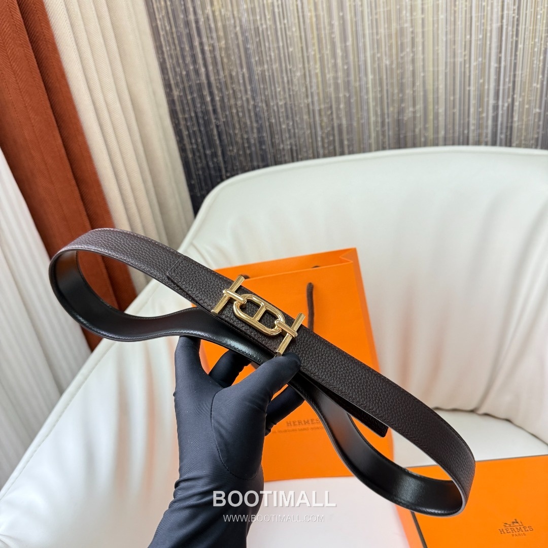 Hermes Constance Calfskin Reversible Belt with H Buckle Palladium 에르메스 콘스탄스 카프스킨 리버서블 벨트 H버클 황동 베이스 팔라듐 피니시 3.8cm 6