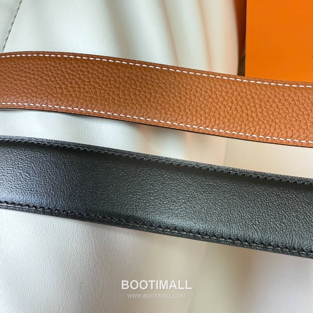 Hermes Constance Calfskin Reversible Belt with H Buckle Palladium 에르메스 콘스탄스 카프스킨 리버서블 벨트 H버클 황동 베이스 팔라듐 피니시 3.8cm 3