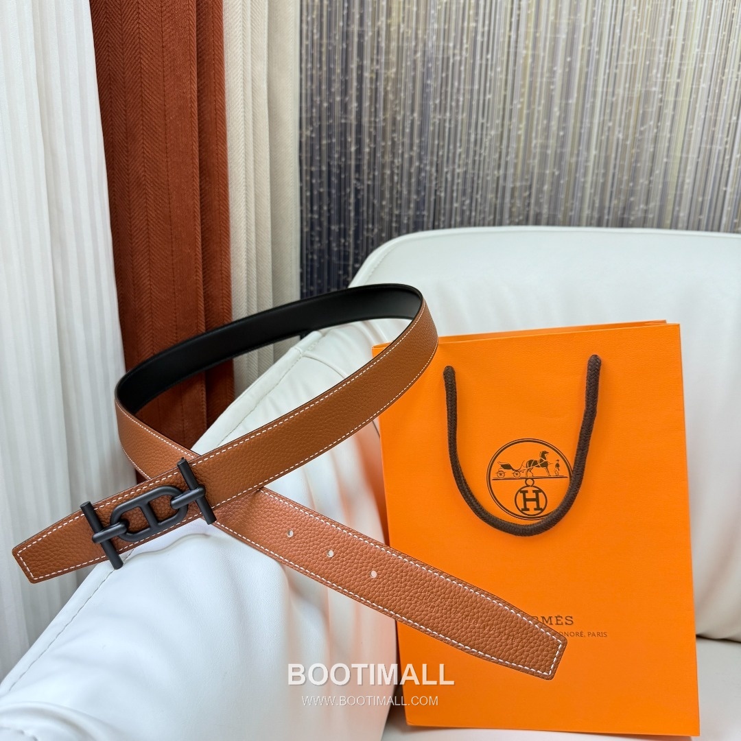 Hermes Constance Calfskin Reversible Belt with H Buckle Palladium 에르메스 콘스탄스 카프스킨 리버서블 벨트 H버클 황동 베이스 팔라듐 피니시 3.8cm 9