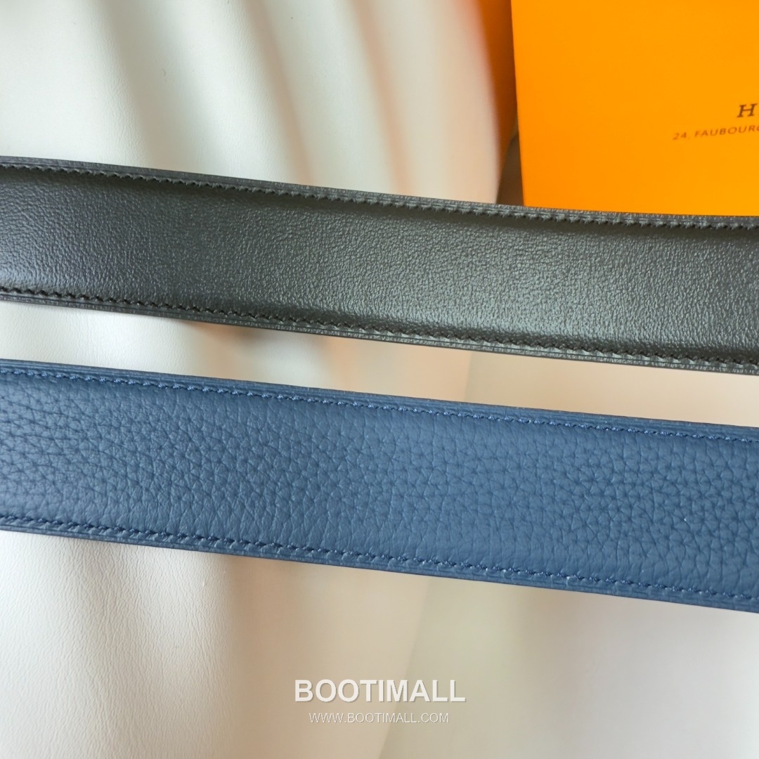 Hermes Constance Calfskin Reversible Belt with H Buckle Palladium 에르메스 콘스탄스 카프스킨 리버서블 벨트 H버클 황동 베이스 팔라듐 피니시 3.8cm 3