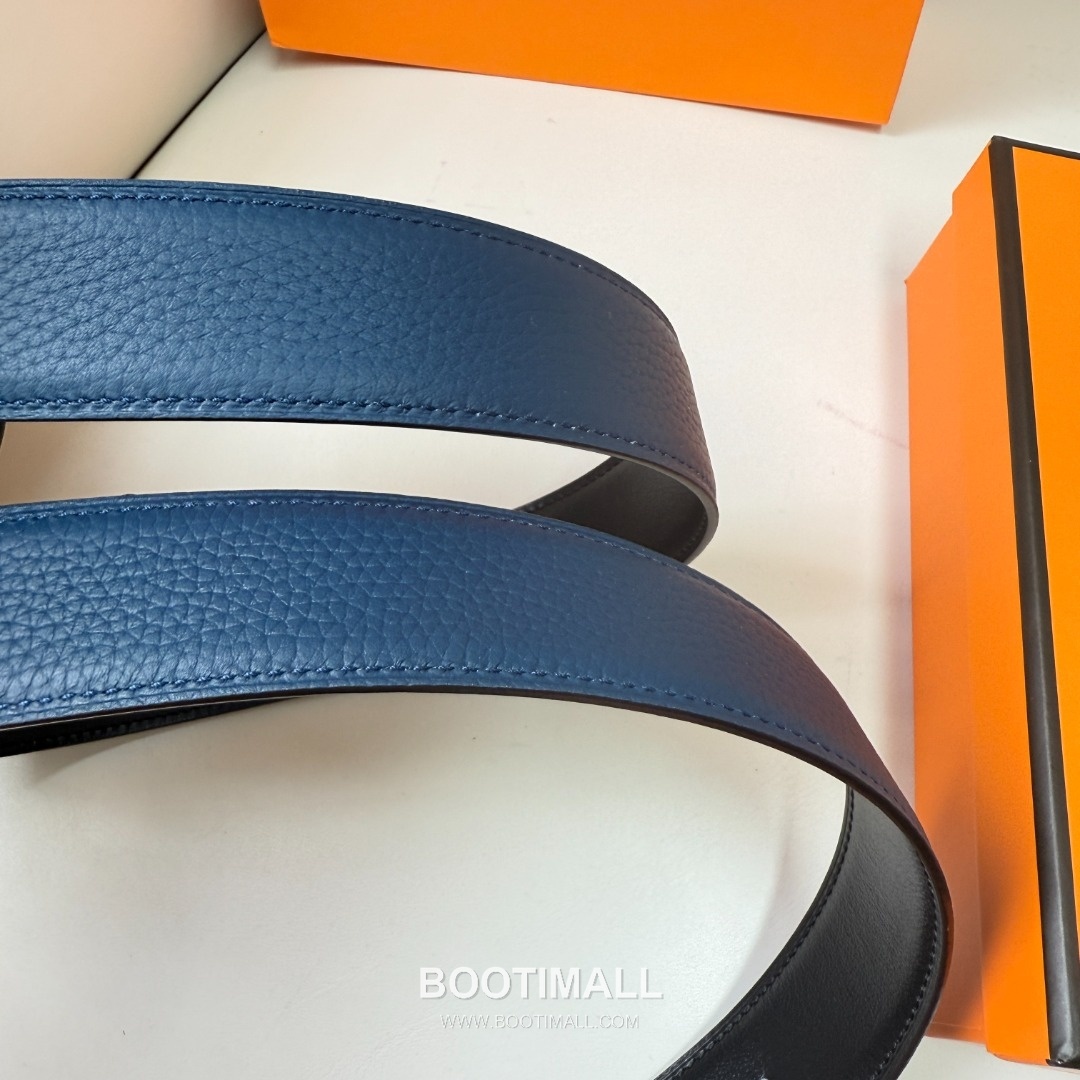 Hermes Constance Calfskin Reversible Belt with H Buckle Palladium 에르메스 콘스탄스 카프스킨 리버서블 벨트 H버클 황동 베이스 팔라듐 피니시 3.8cm 4