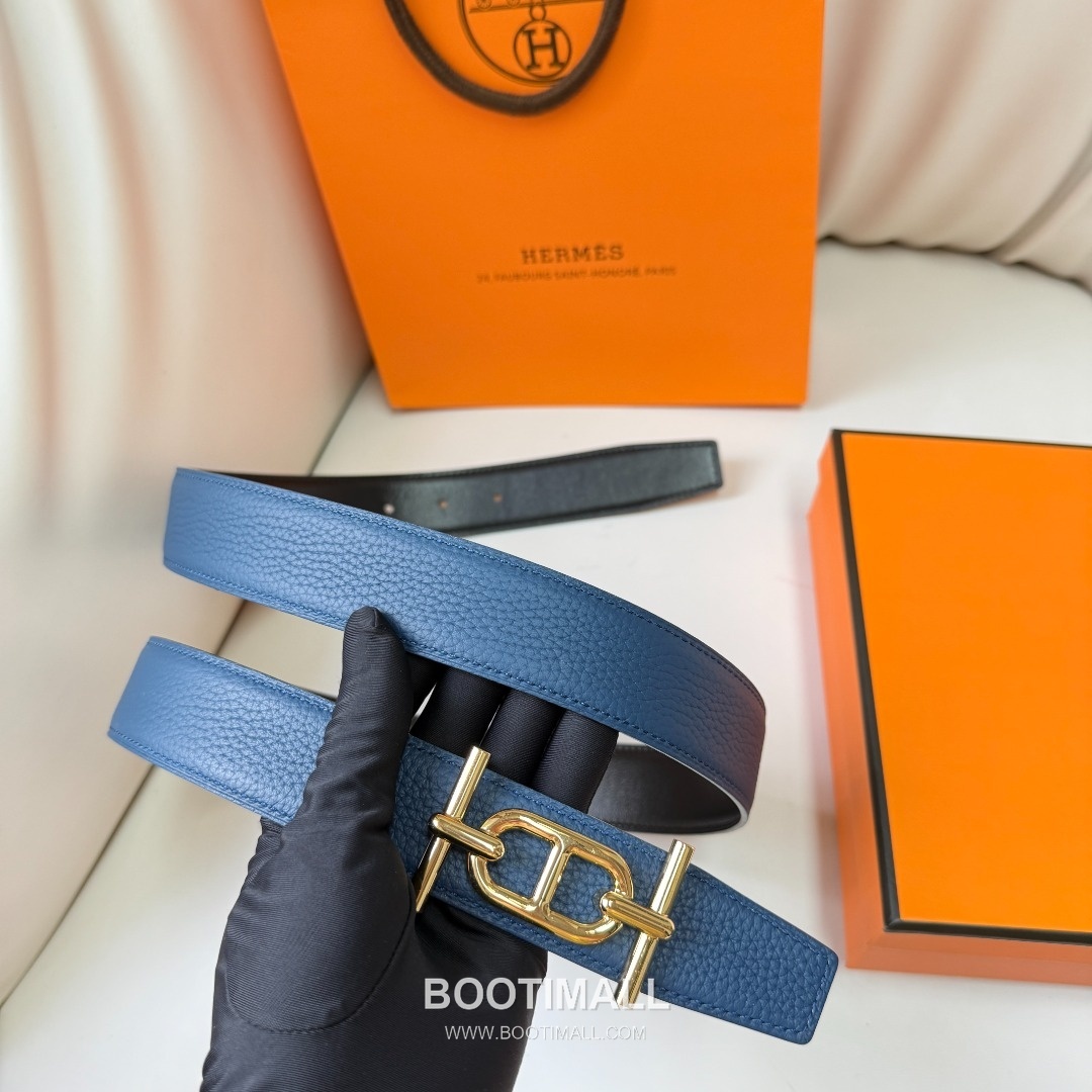 Hermes Constance Calfskin Reversible Belt with H Buckle Palladium 에르메스 콘스탄스 카프스킨 리버서블 벨트 H버클 황동 베이스 팔라듐 피니시 3.8cm 9