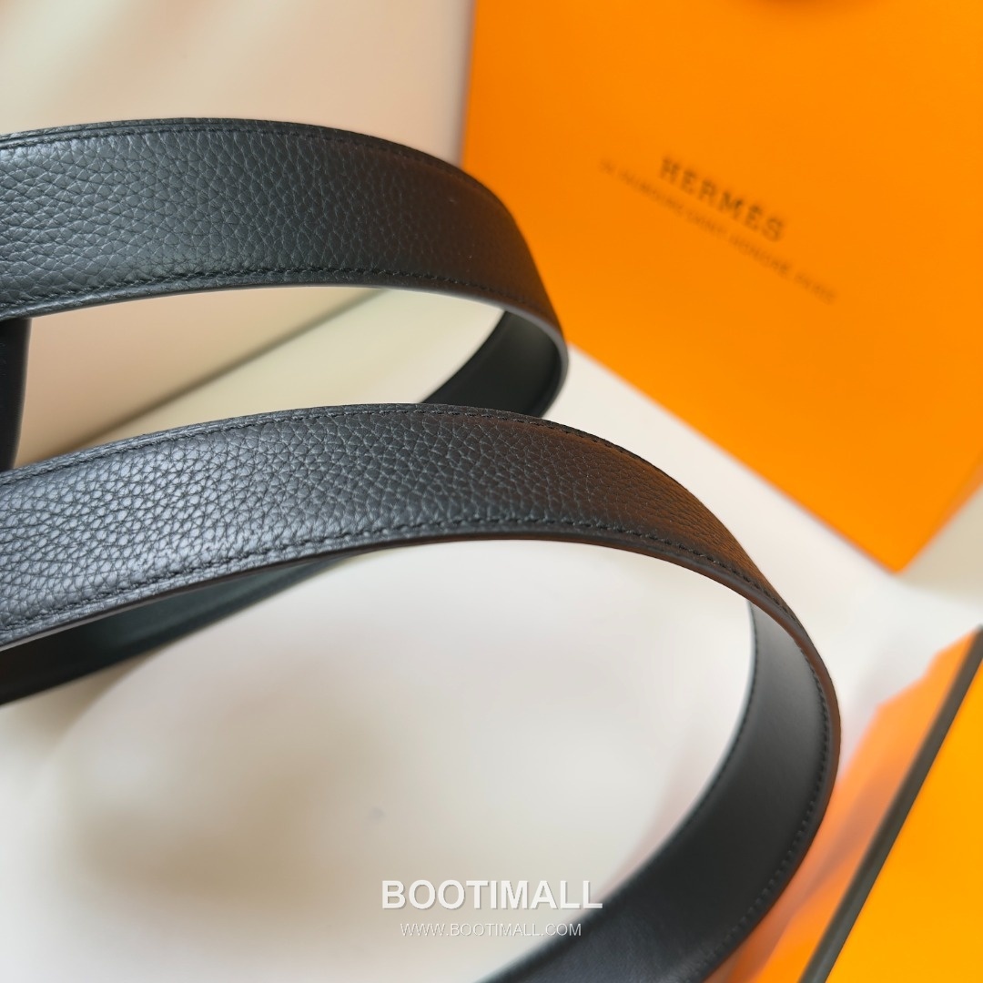 Hermes Constance Calfskin Reversible Belt with H Buckle Palladium 에르메스 콘스탄스 카프스킨 리버서블 벨트 H버클 황동 베이스 팔라듐 피니시 3.8cm 4