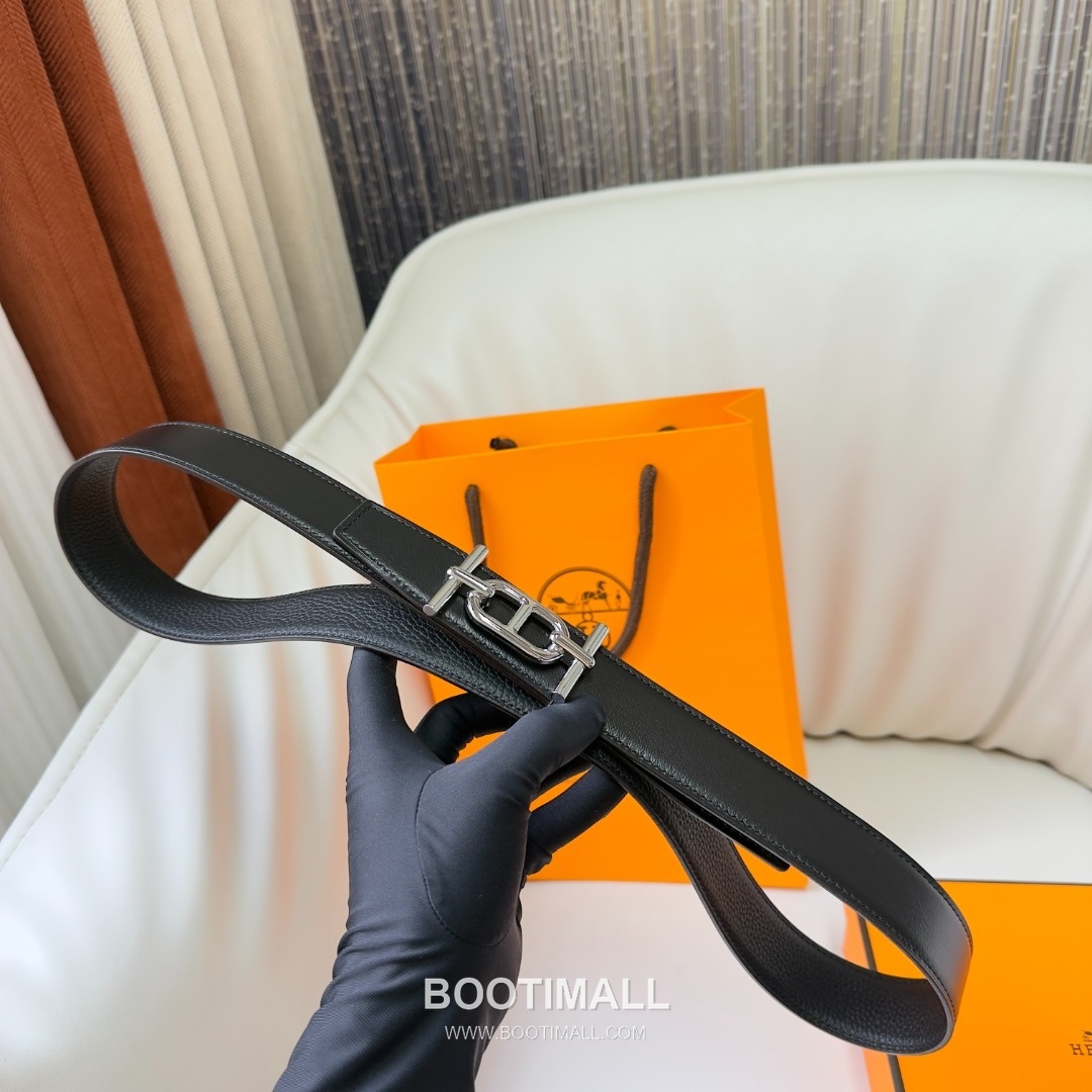 Hermes Constance Calfskin Reversible Belt with H Buckle Palladium 에르메스 콘스탄스 카프스킨 리버서블 벨트 H버클 황동 베이스 팔라듐 피니시 3.8cm 5