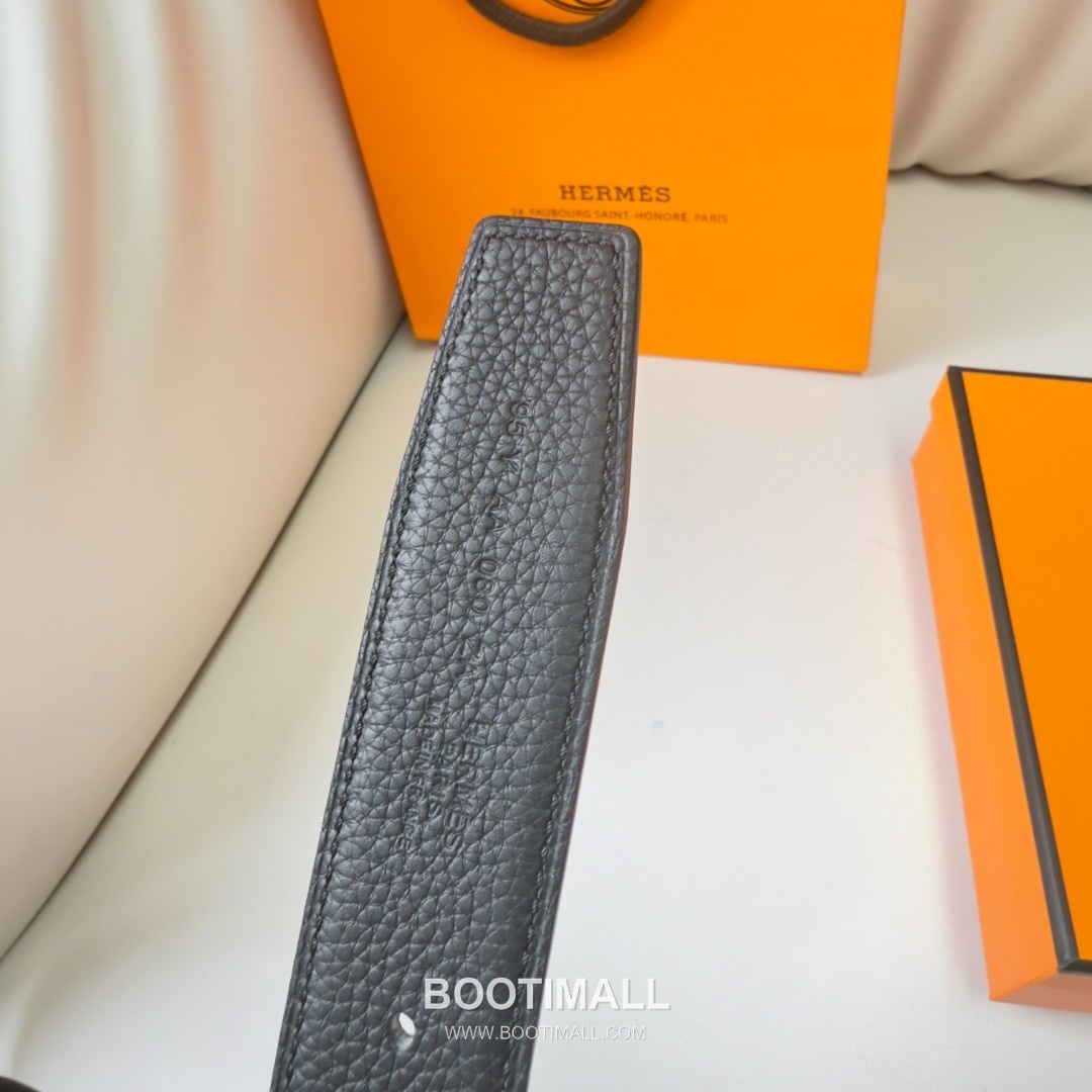 Hermes Constance Calfskin Reversible Belt with H Buckle Palladium 에르메스 콘스탄스 카프스킨 리버서블 벨트 H버클 황동 베이스 팔라듐 피니시 3.8cm 7