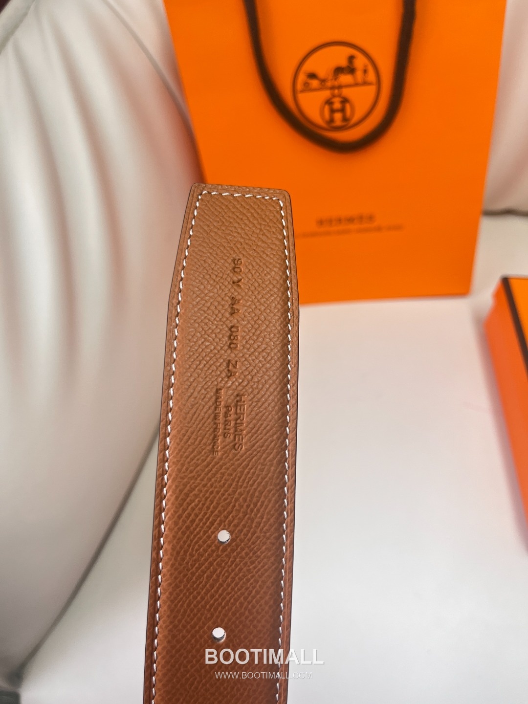 Hermes Constance Calfskin Reversible Belt with H Buckle Palladium 에르메스 콘스탄스 카프스킨 리버서블 벨트 H버클 황동 베이스 팔라듐 피니시 3.8cm 7