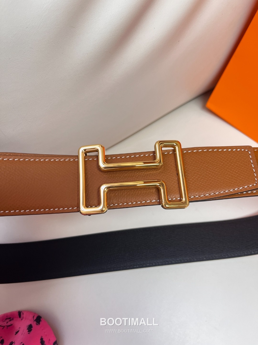 Hermes Constance Calfskin Reversible Belt with H Buckle Palladium 에르메스 콘스탄스 카프스킨 리버서블 벨트 H버클 황동 베이스 팔라듐 피니시 3.8cm 2