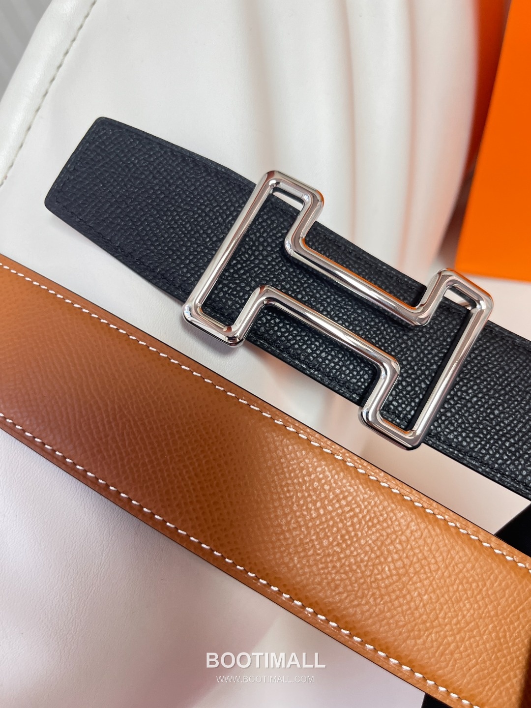 Hermes Constance Calfskin Reversible Belt with H Buckle Palladium 에르메스 콘스탄스 카프스킨 리버서블 벨트 H버클 황동 베이스 팔라듐 피니시 3.8cm 7