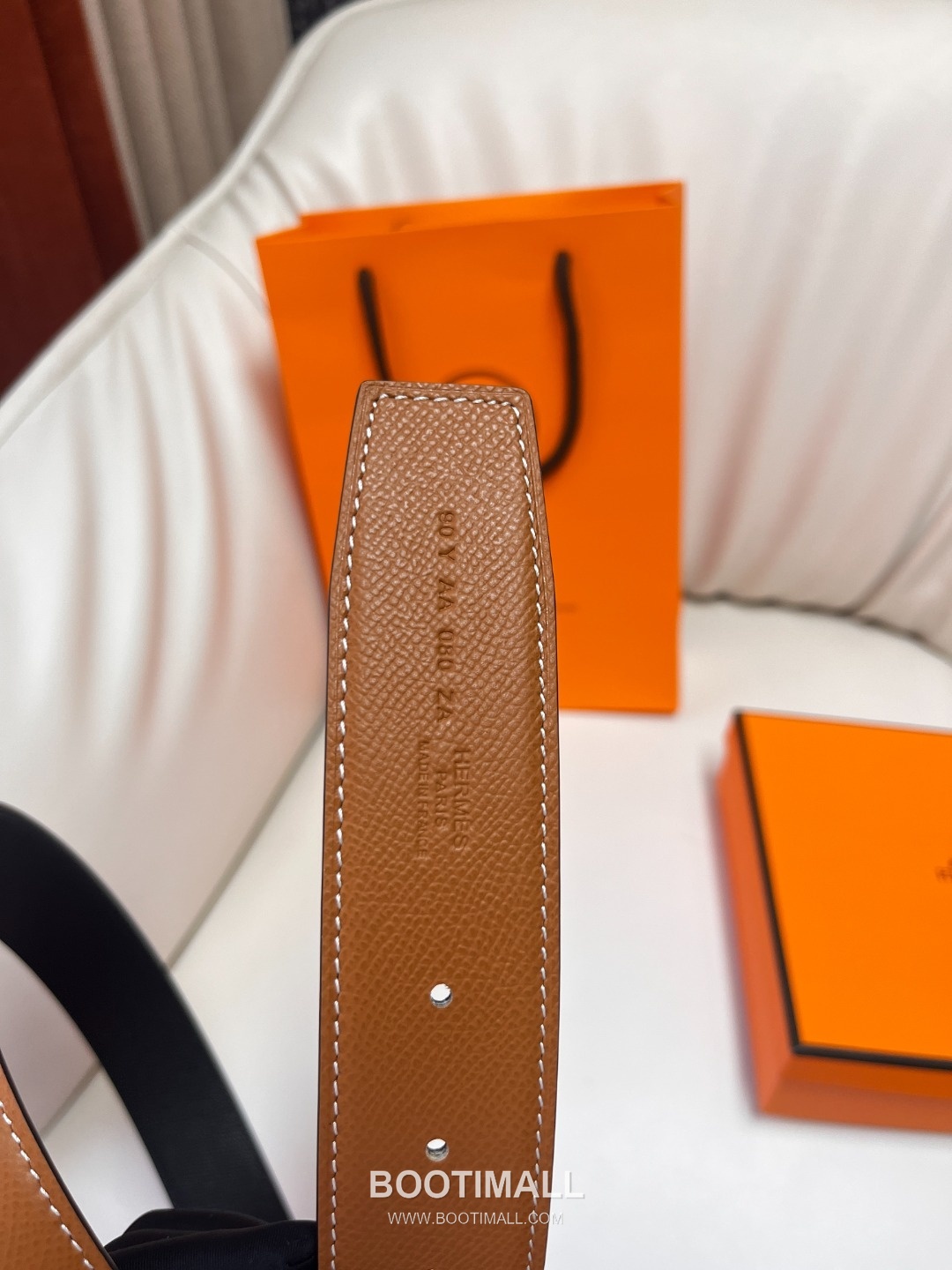 Hermes Constance Calfskin Reversible Belt with H Buckle Palladium 에르메스 콘스탄스 카프스킨 리버서블 벨트 H버클 황동 베이스 팔라듐 피니시 3.8cm 8