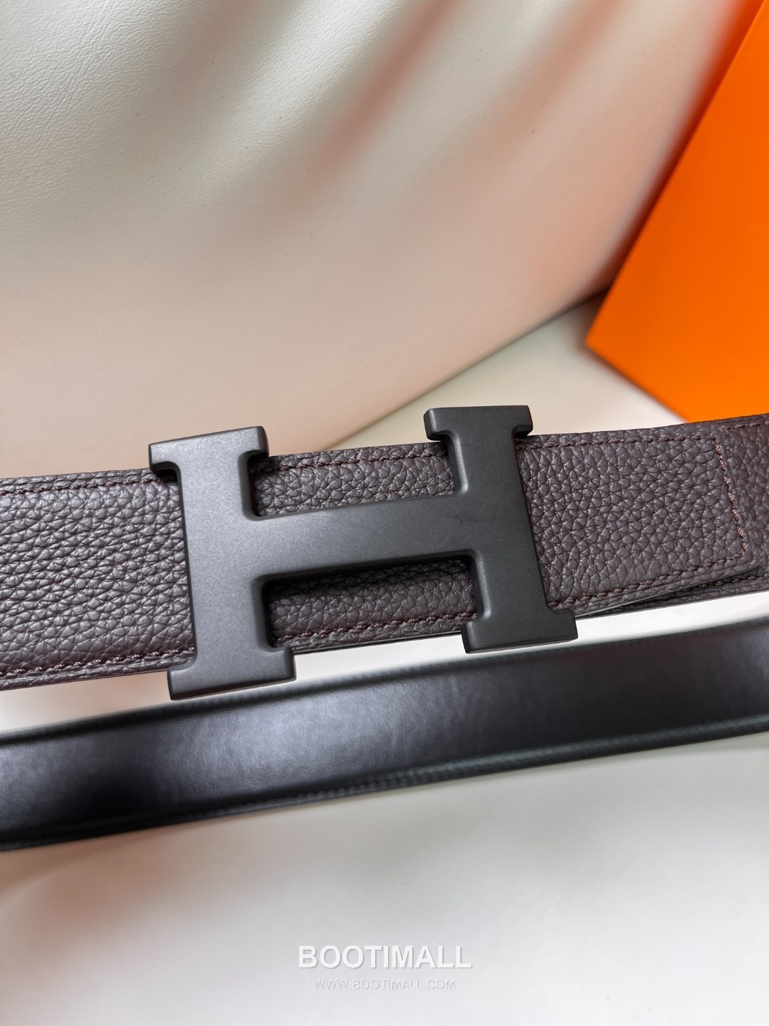 Hermes Constance Calfskin Reversible Belt with H Buckle Palladium 에르메스 콘스탄스 카프스킨 리버서블 벨트 H버클 황동 베이스 팔라듐 피니시 3.8cm 2