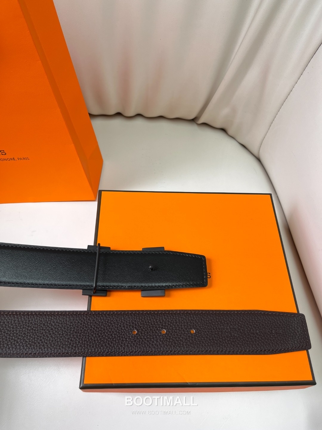 Hermes Constance Calfskin Reversible Belt with H Buckle Palladium 에르메스 콘스탄스 카프스킨 리버서블 벨트 H버클 황동 베이스 팔라듐 피니시 3.8cm 3