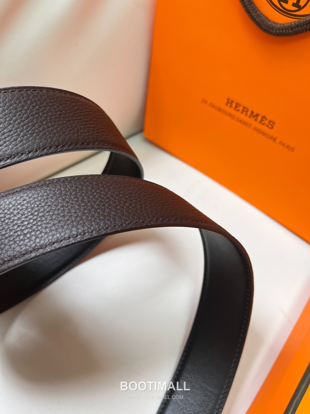 Hermes Constance Calfskin Reversible Belt with H Buckle Palladium 에르메스 콘스탄스 카프스킨 리버서블 벨트 H버클 황동 베이스 팔라듐 피니시 3.8cm 7