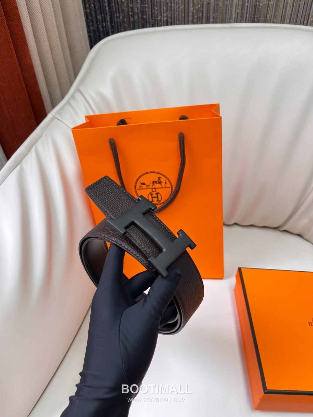 Hermes Constance Calfskin Reversible Belt with H Buckle Palladium 에르메스 콘스탄스 카프스킨 리버서블 벨트 H버클 황동 베이스 팔라듐 피니시 3.8cm 9