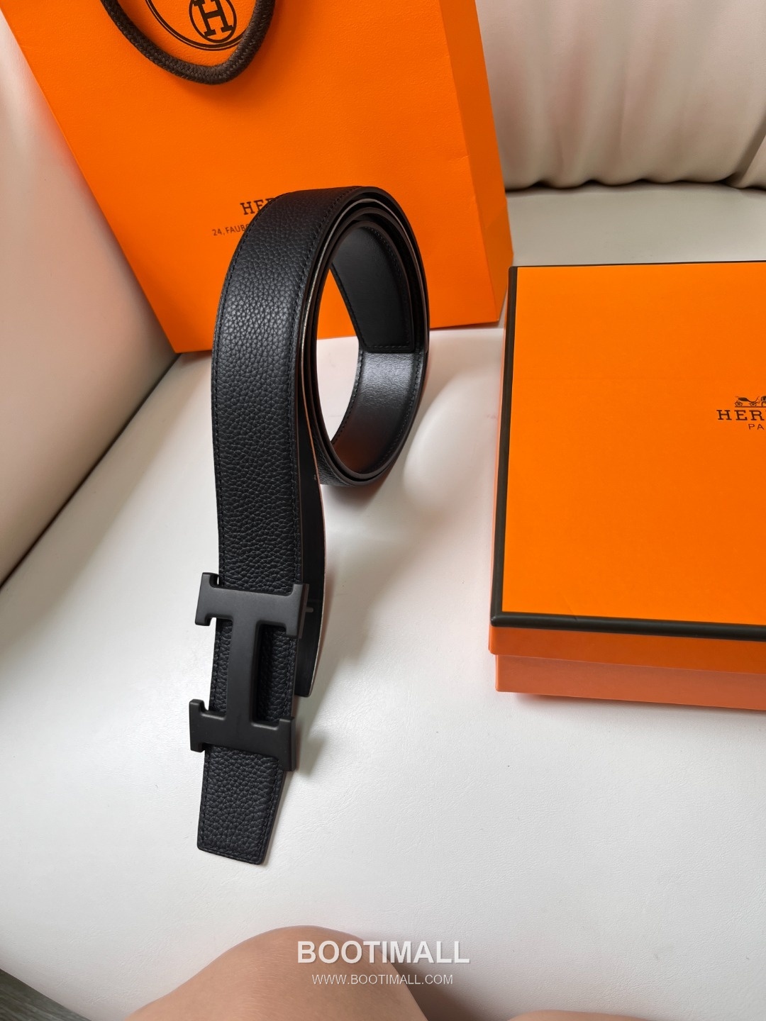 Hermes Constance Calfskin Reversible Belt with H Buckle Palladium 에르메스 콘스탄스 카프스킨 리버서블 벨트 H버클 황동 베이스 팔라듐 피니시 3.8cm 6