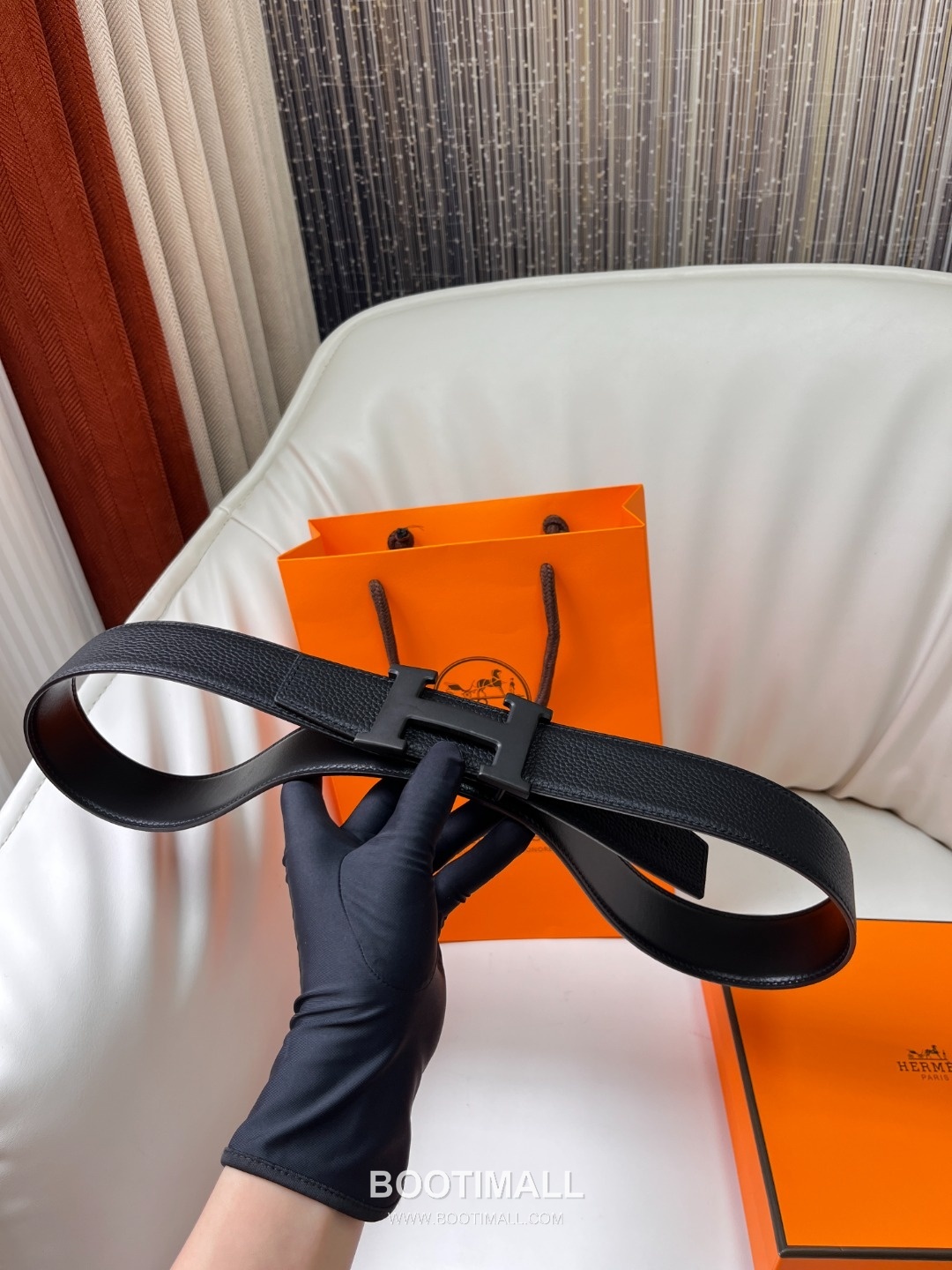 Hermes Constance Calfskin Reversible Belt with H Buckle Palladium 에르메스 콘스탄스 카프스킨 리버서블 벨트 H버클 황동 베이스 팔라듐 피니시 3.8cm 8