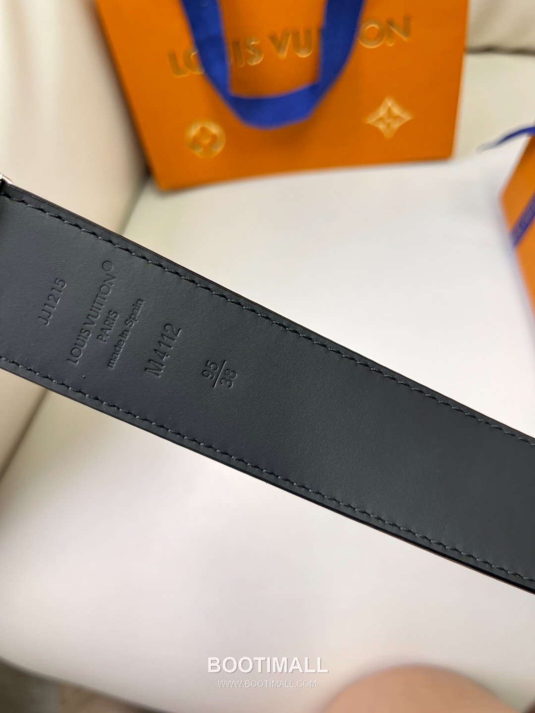 Louis Vuitton LV Monogram Canvas Reversible Belt with Pin Buckle Palladium 구찌가 아닌 루이비통 LV 모노그램 캔버스 리버서블 벨트 핀 버클 스테인리스 스틸 팔라듐 피니시 3.5cm 8