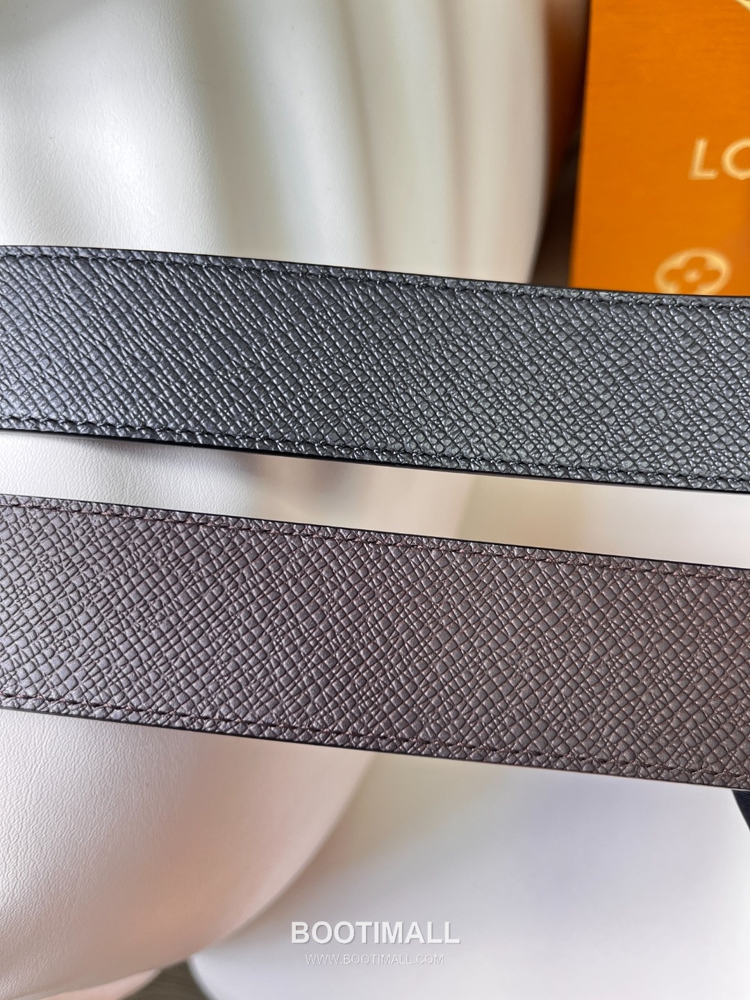 Louis Vuitton LV Monogram Canvas Reversible Belt with Pin Buckle Palladium 구찌가 아닌 루이비통 LV 모노그램 캔버스 리버서블 벨트 핀 버클 스테인리스 스틸 팔라듐 피니시 3.5cm 4