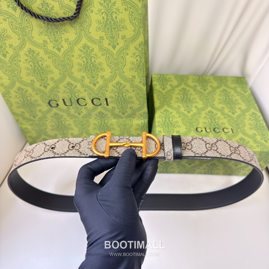 Gucci Horsebit Patent Calfskin Reversible Belt with Horsebit Buckle Gold-Plated 구찌 홀스빗 페이턴트 카프스킨 리버서블 벨트 홀스빗 버클 황동 베이스 금도금 3.0cm 1