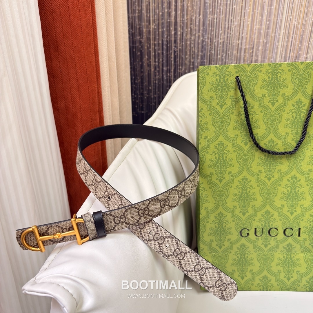 Gucci Horsebit Patent Calfskin Reversible Belt with Horsebit Buckle Gold-Plated 구찌 홀스빗 페이턴트 카프스킨 리버서블 벨트 홀스빗 버클 황동 베이스 금도금 3.0cm 9
