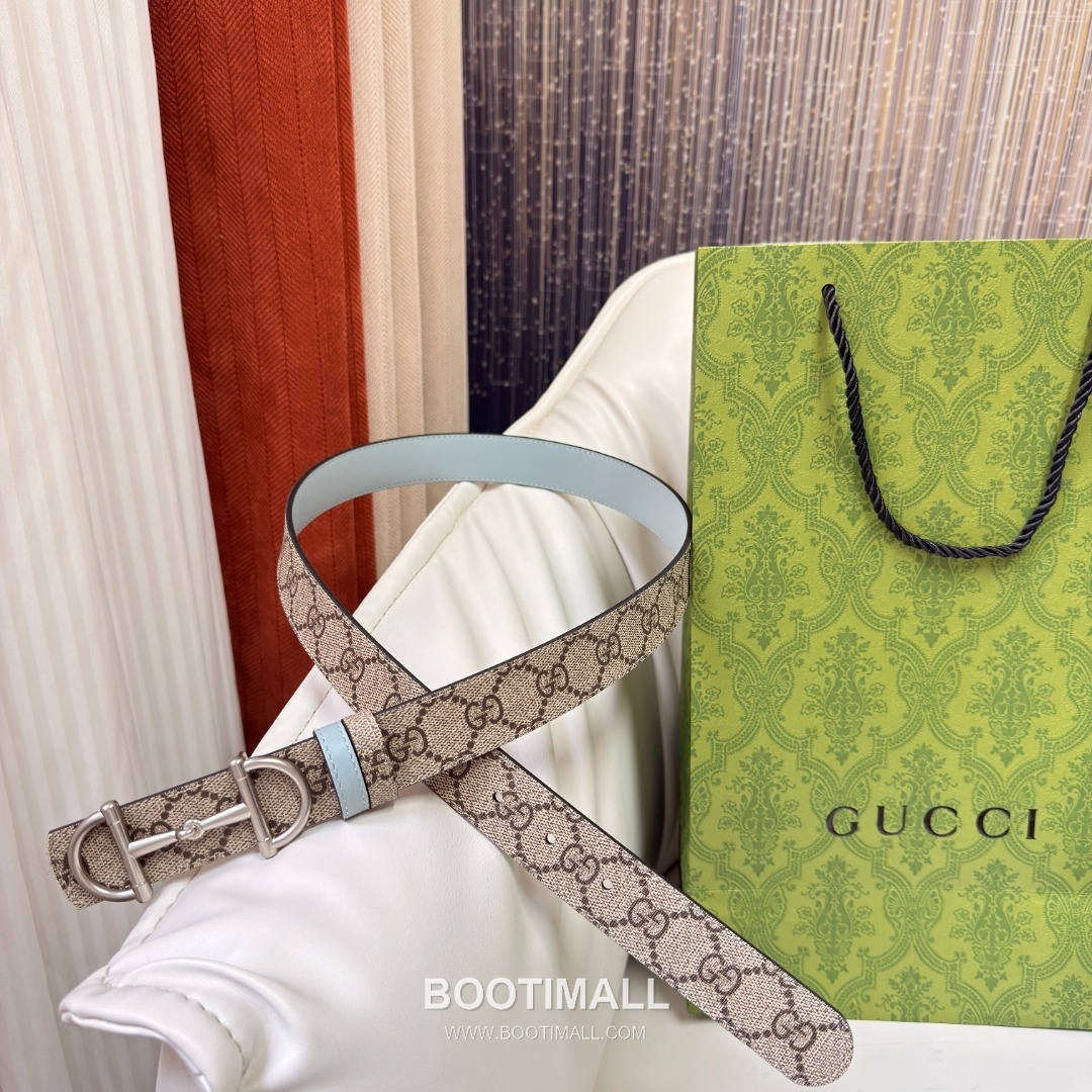 Gucci Horsebit Patent Calfskin Reversible Belt with Horsebit Buckle Gold-Plated 구찌 홀스빗 페이턴트 카프스킨 리버서블 벨트 홀스빗 버클 황동 베이스 금도금 3.0cm 9