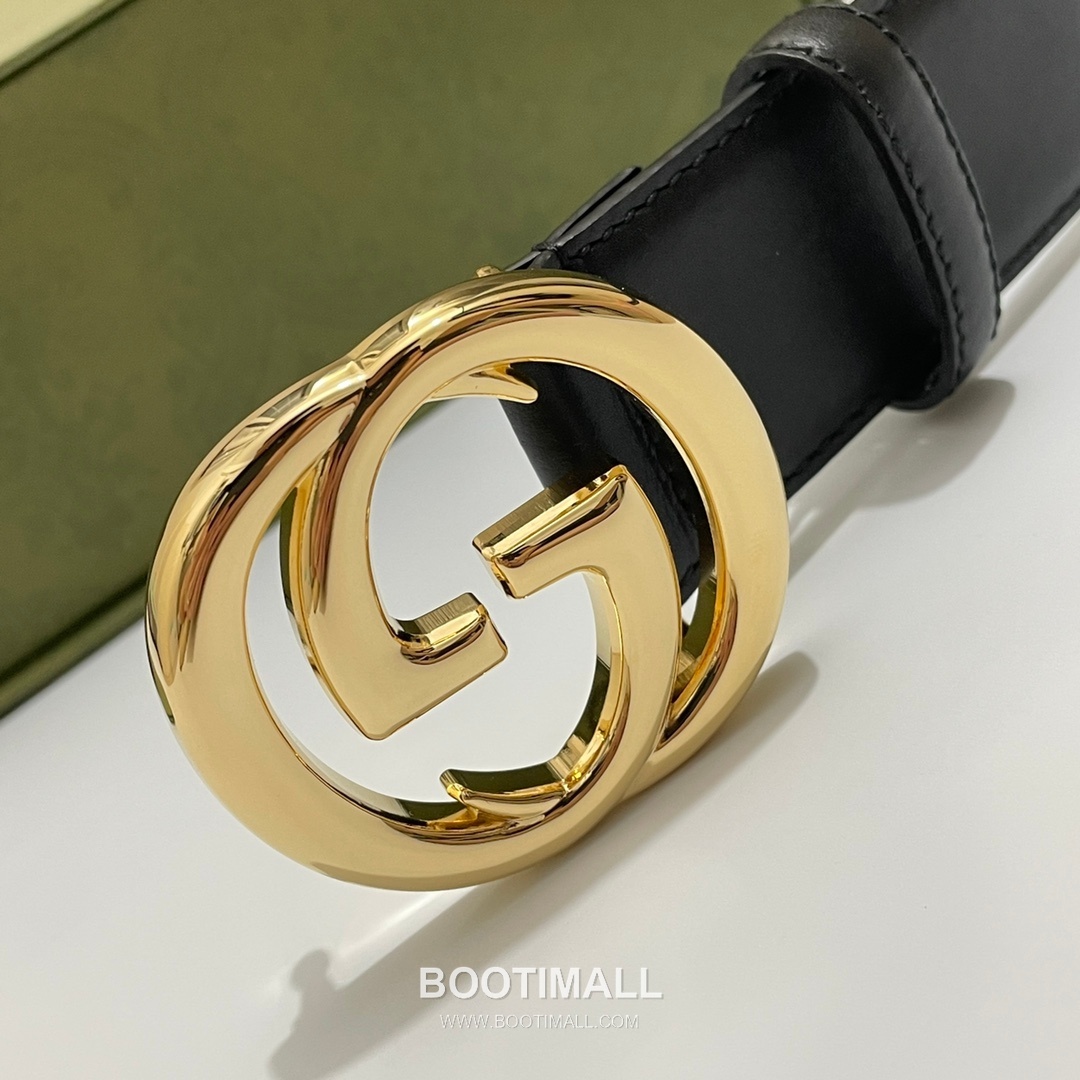 Gucci GG Marmont Calfskin Leather Belt with Double G Buckle Gold-Plated 구찌 GG 마몬트 카프스킨 레더 벨트 더블G 버클 황동 베이스 금도금 4.0cm 4