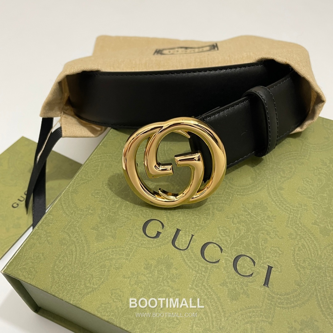 Gucci GG Marmont Calfskin Leather Belt with Double G Buckle Gold-Plated 구찌 GG 마몬트 카프스킨 레더 벨트 더블G 버클 황동 베이스 금도금 4.0cm 7