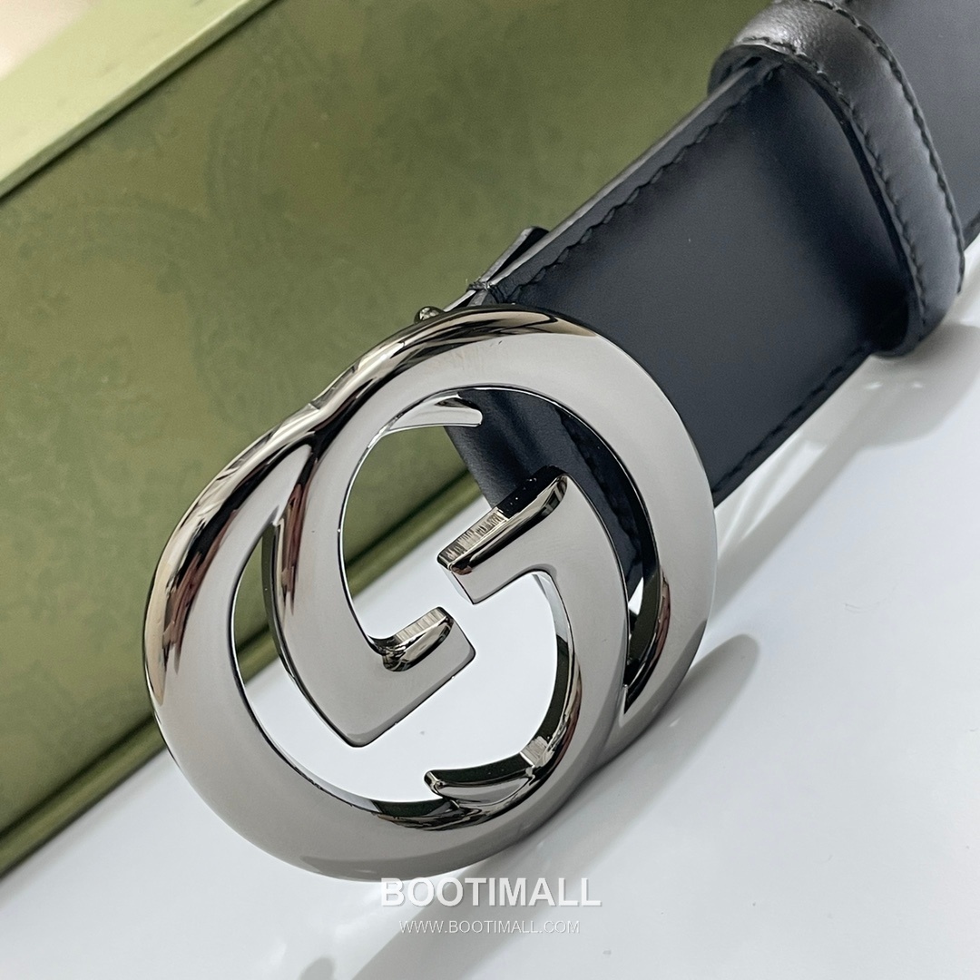 Gucci GG Marmont Calfskin Leather Belt with Double G Buckle Gold-Plated 구찌 GG 마몬트 카프스킨 레더 벨트 더블G 버클 황동 베이스 금도금 4.0cm 4