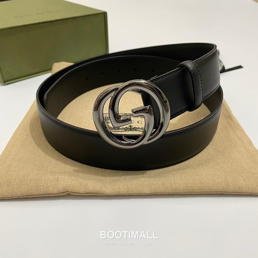Gucci GG Marmont Calfskin Leather Belt with Double G Buckle Gold-Plated 구찌 GG 마몬트 카프스킨 레더 벨트 더블G 버클 황동 베이스 금도금 4.0cm 5