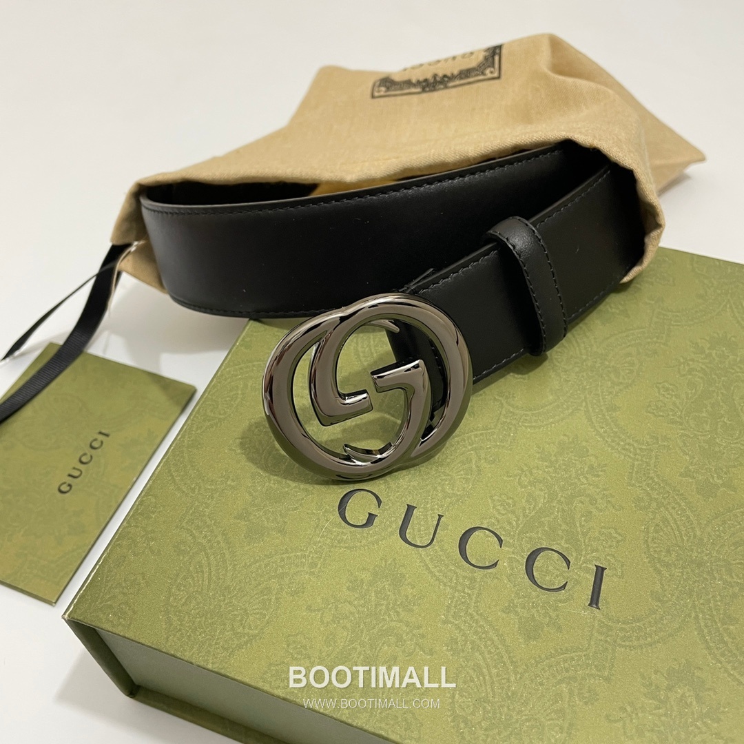 Gucci GG Marmont Calfskin Leather Belt with Double G Buckle Gold-Plated 구찌 GG 마몬트 카프스킨 레더 벨트 더블G 버클 황동 베이스 금도금 4.0cm 7