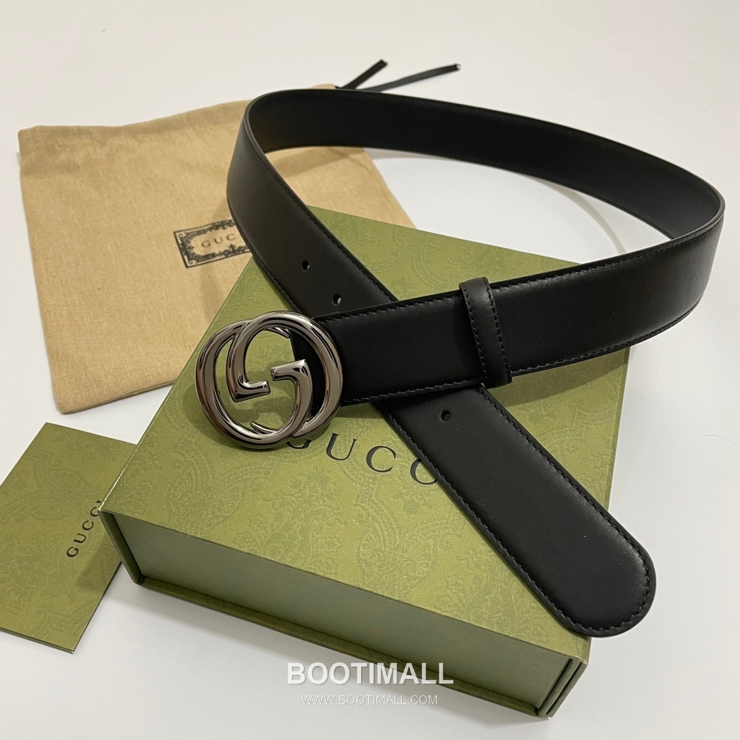 Gucci GG Marmont Calfskin Leather Belt with Double G Buckle Gold-Plated 구찌 GG 마몬트 카프스킨 레더 벨트 더블G 버클 황동 베이스 금도금 4.0cm 8