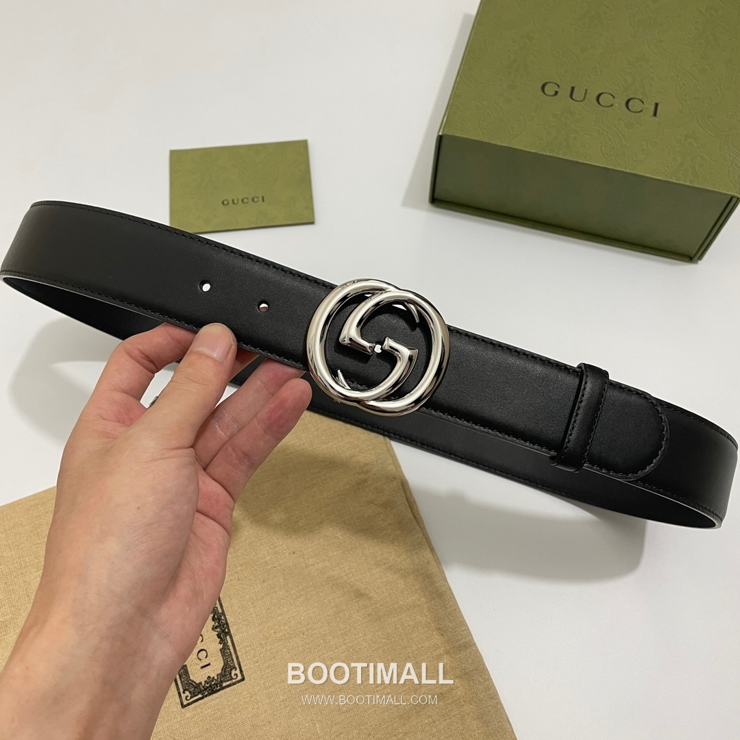 Gucci GG Marmont Calfskin Leather Belt with Double G Buckle Gold-Plated 구찌 GG 마몬트 카프스킨 레더 벨트 더블G 버클 황동 베이스 금도금 4.0cm 2