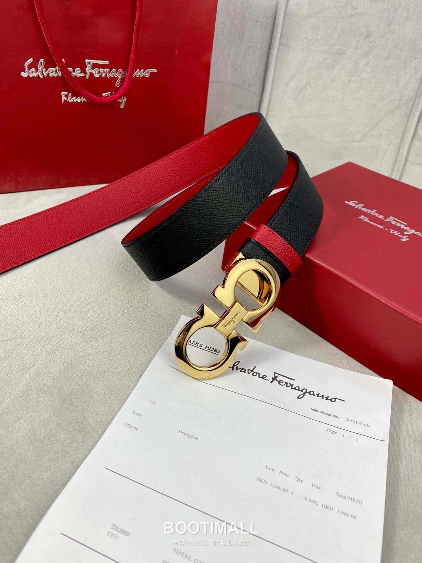 Ferragamo Gancini Calfskin Palm Grain Leather Reversible Belt with Gancini Buckle Palladium 페라가모 간치니 카프스킨 팜 그레인 레더 리버서블 벨트 간치니 버클 황동 베이스 팔라듐 피니시 3.5cm 8