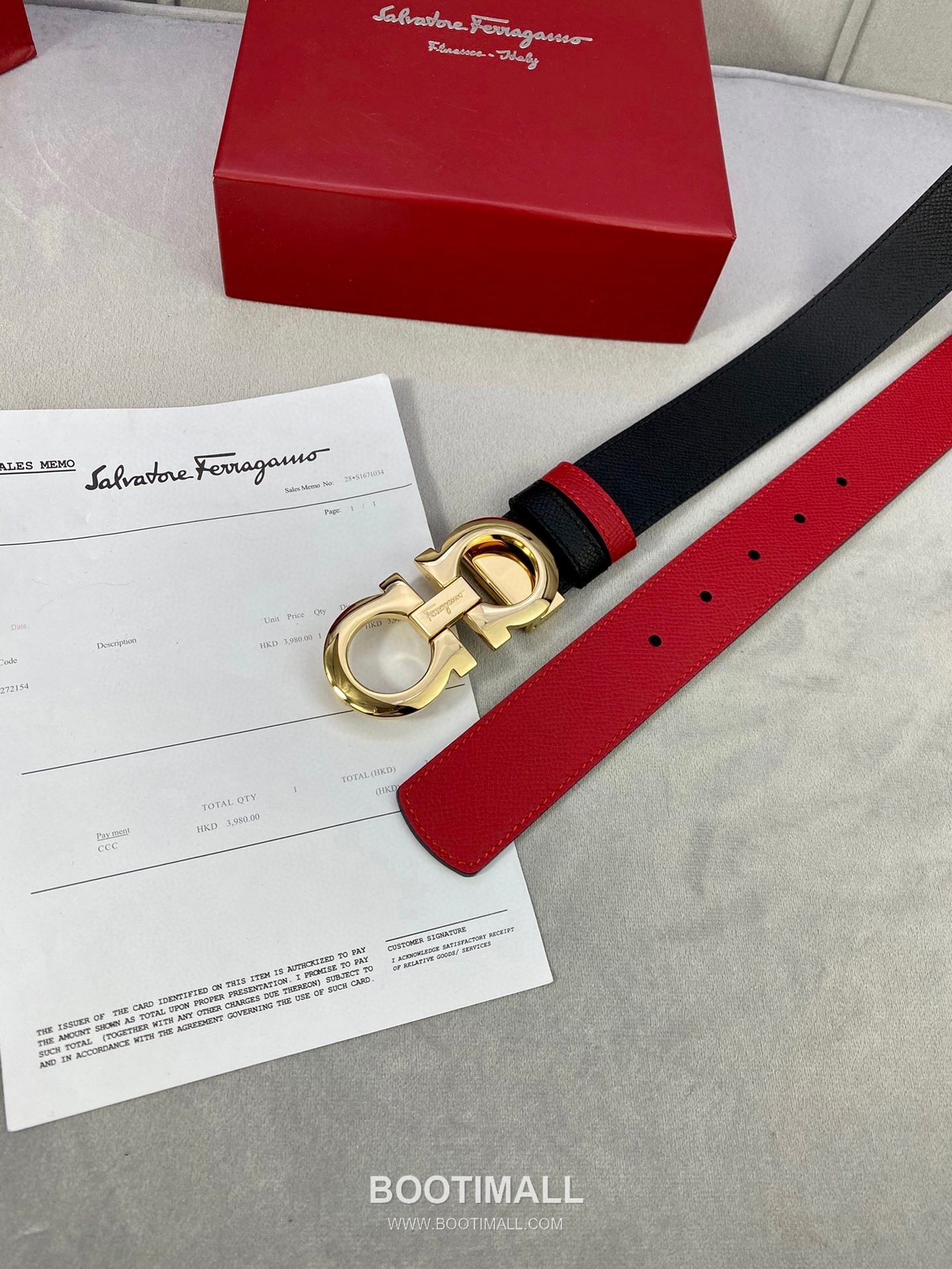 Ferragamo Gancini Calfskin Palm Grain Leather Reversible Belt with Gancini Buckle Palladium 페라가모 간치니 카프스킨 팜 그레인 레더 리버서블 벨트 간치니 버클 황동 베이스 팔라듐 피니시 3.5cm 9