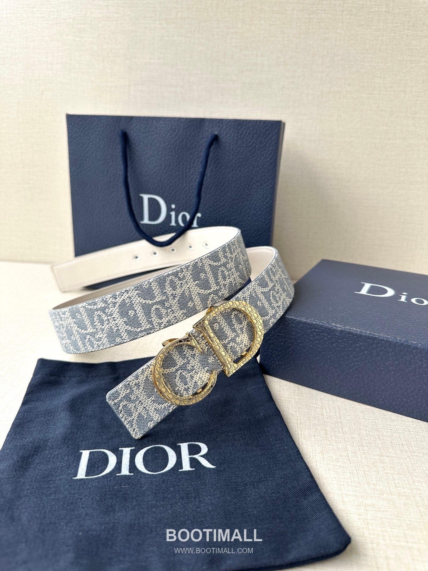 Dior Calfskin Grained Leather Reversible Belt with Logo Buckle Palladium 디올 카프스킨 그레인 레더 리버서블 벨트 로고 버클 황동 베이스 팔라듐 피니시 3.5cm 7