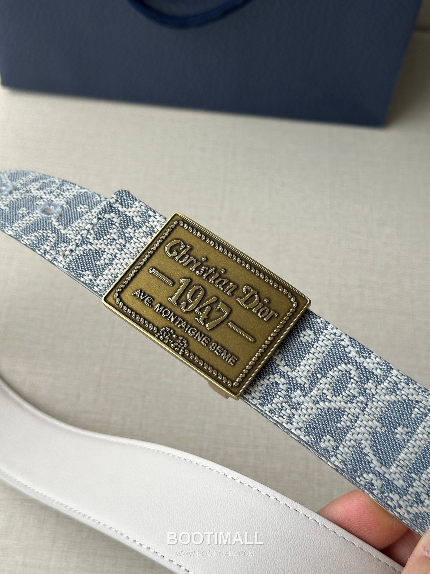 Dior Calfskin Grained Leather Reversible Belt with Logo Buckle Palladium 디올 카프스킨 그레인 레더 리버서블 벨트 로고 버클 황동 베이스 팔라듐 피니시 3.5cm 2