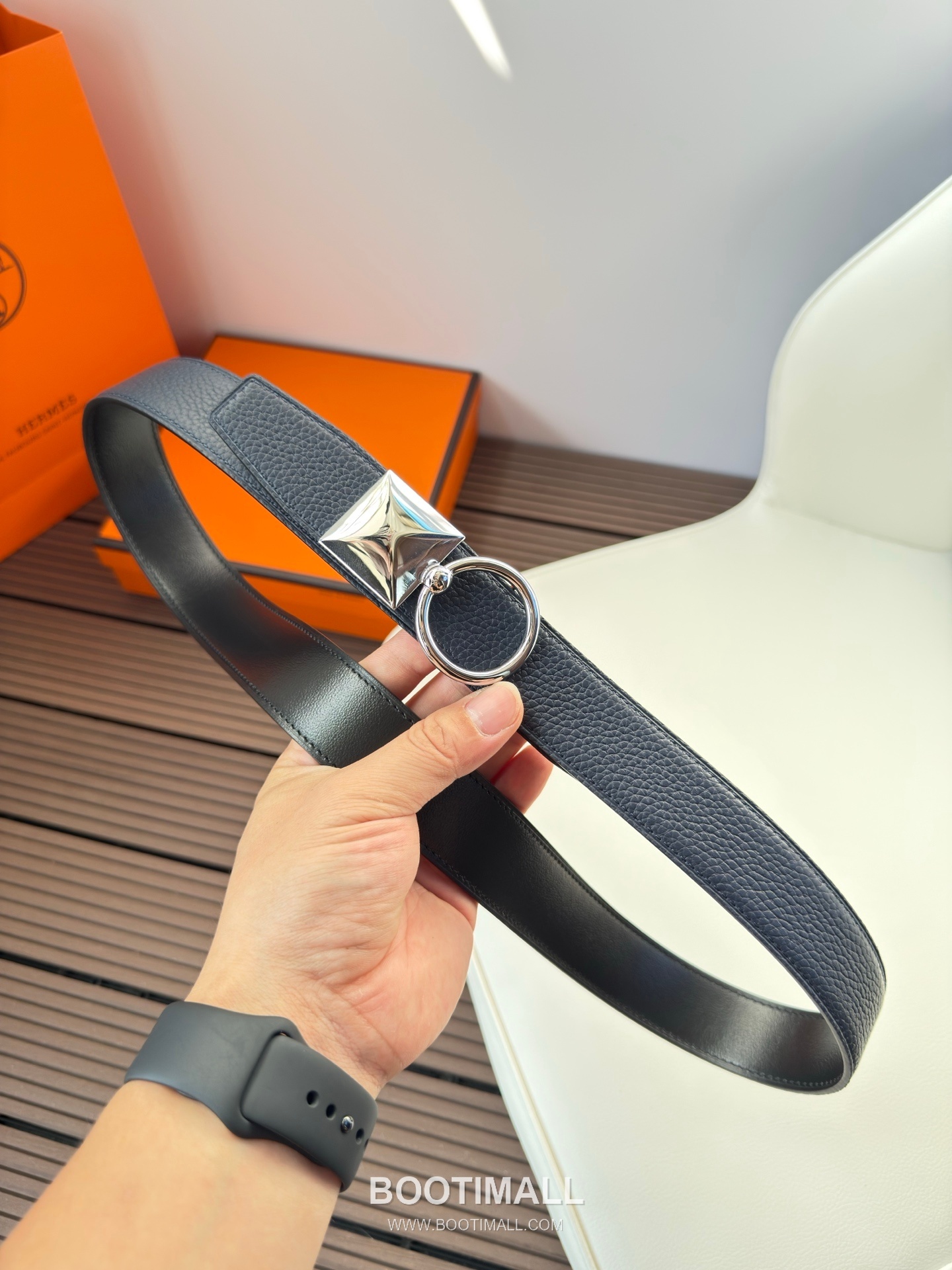 Hermes Constance Calfskin Reversible Belt with H Buckle Palladium 에르메스 콘스탄스 카프스킨 리버서블 벨트 H버클 스테인리스 스틸 팔라듐 피니시 3.2cm 2