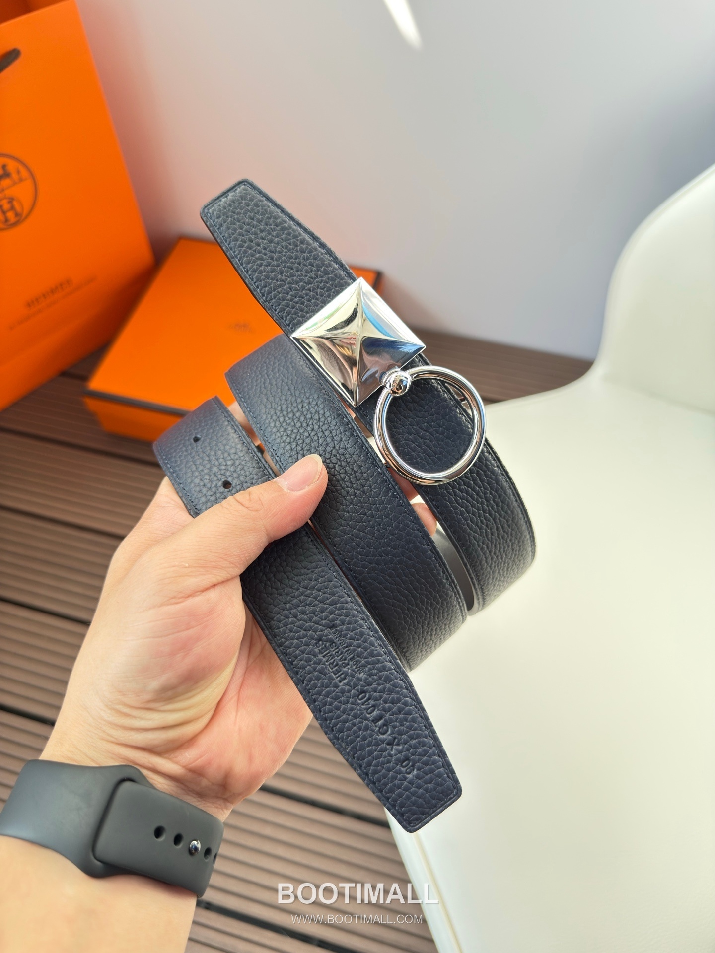 Hermes Constance Calfskin Reversible Belt with H Buckle Palladium 에르메스 콘스탄스 카프스킨 리버서블 벨트 H버클 스테인리스 스틸 팔라듐 피니시 3.2cm 3