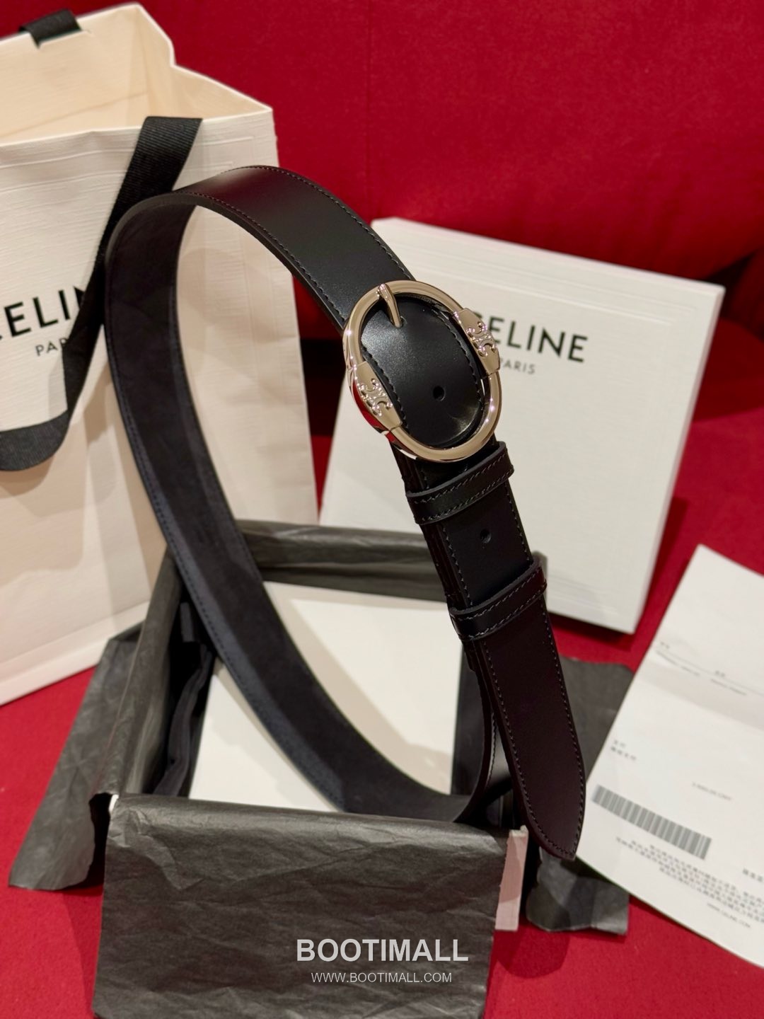 Celine Twin Triomphe Suede Calfskin Leather Belt with Triomphe Buckle Gold-Plated 셀린느 트윈 트리옹프 스웨이드 카프스킨 레더 벨트 트리옹프 버클 황동 베이스 금도금 3.5cm 3