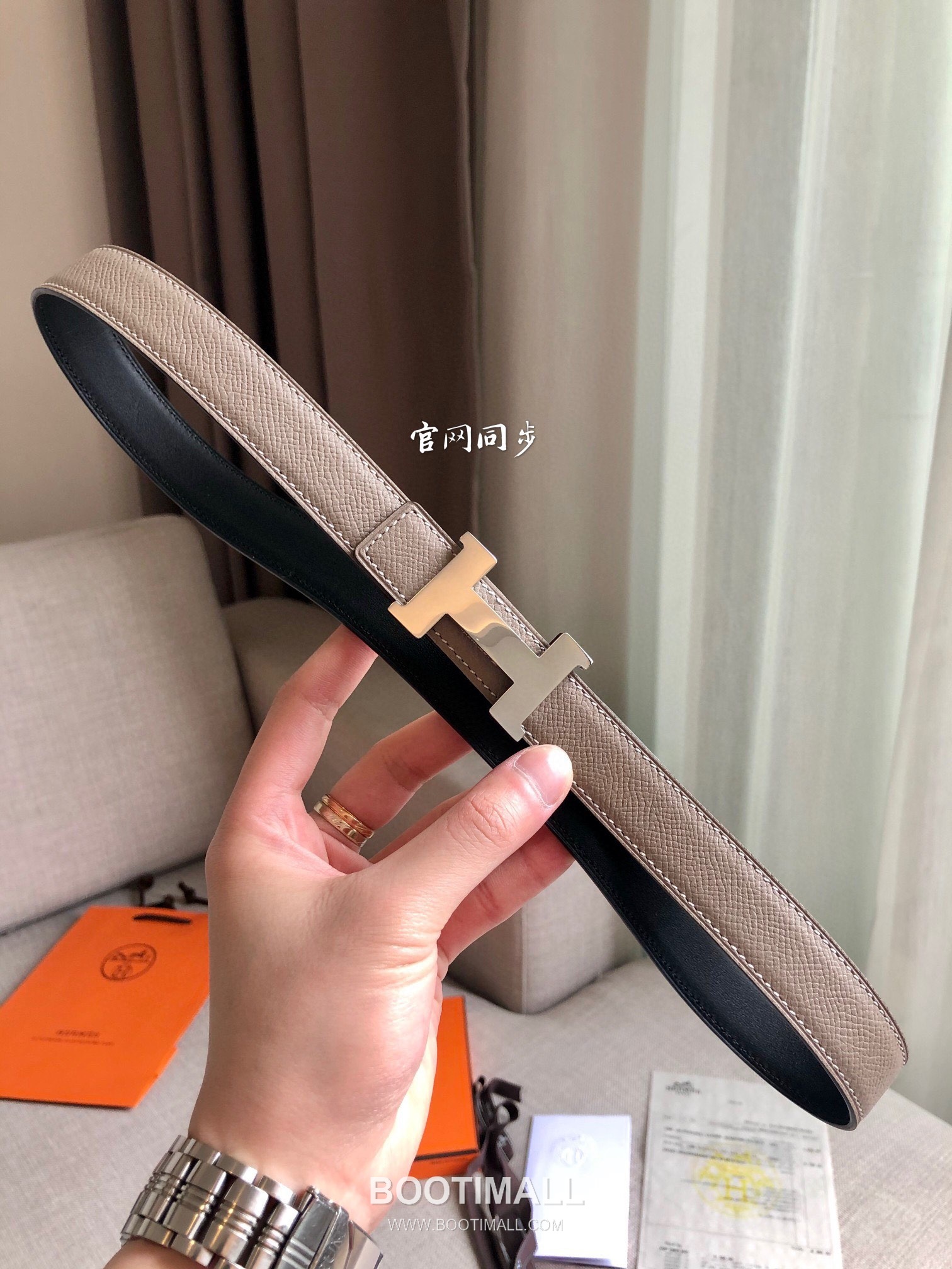 Hermes Glenan Swift Epsom Calfskin Reversible Belt with Glenan Buckle Palladium 에르메스 글레난 스위프트 엡송 카프스킨 리버서블 벨트 글레난 버클 황동 베이스 팔라듐 피니시 2.4cm 2