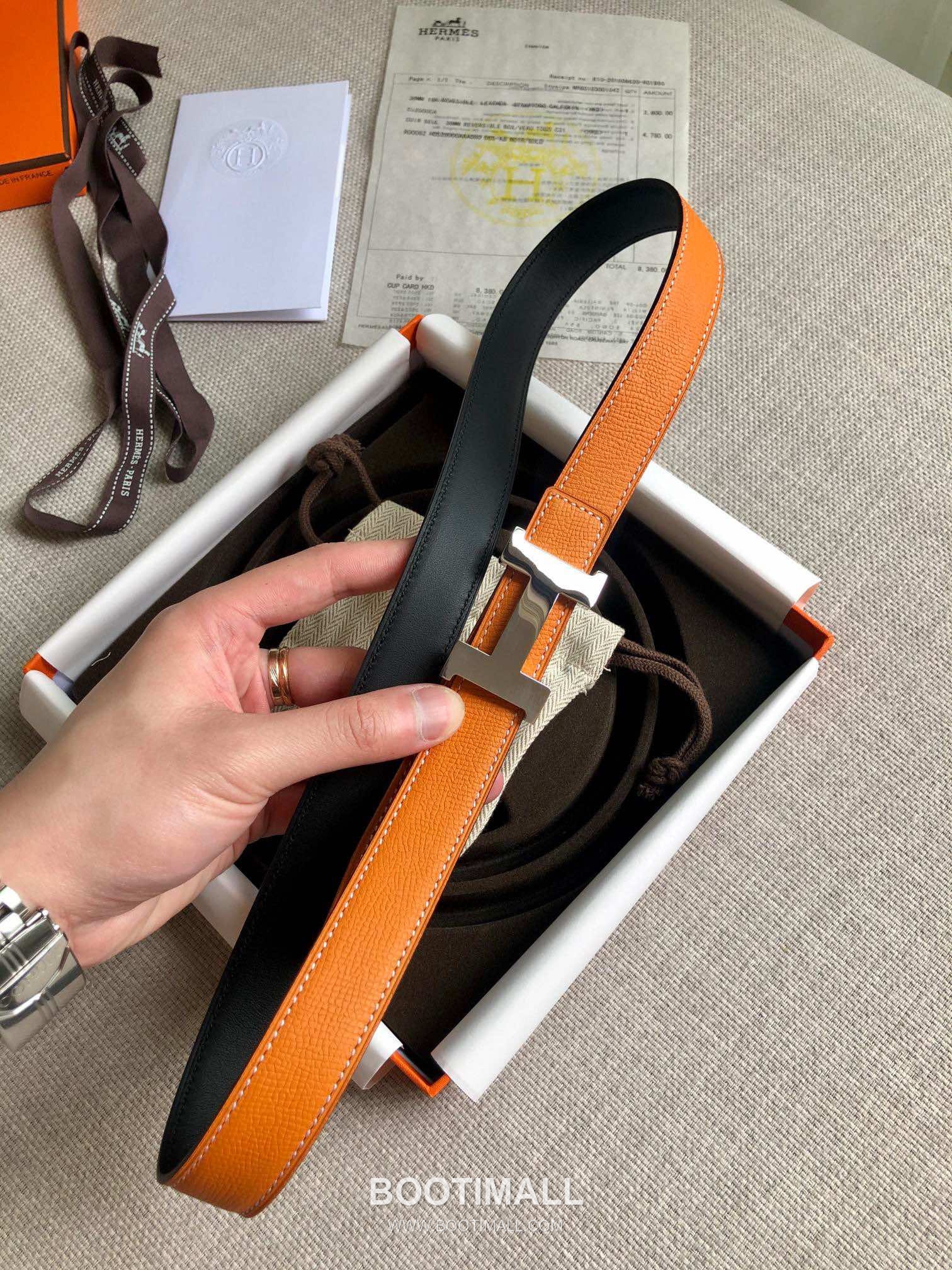 Hermes Glenan Swift Epsom Calfskin Reversible Belt with Glenan Buckle Palladium 에르메스 글레난 스위프트 엡송 카프스킨 리버서블 벨트 글레난 버클 황동 베이스 팔라듐 피니시 2.4cm 3