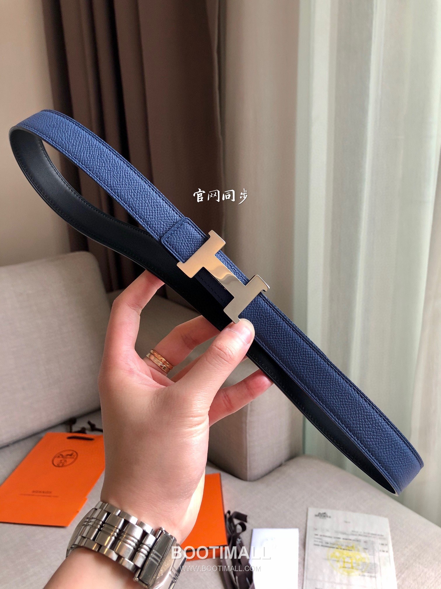 Hermes Glenan Swift Epsom Calfskin Reversible Belt with Glenan Buckle Palladium 에르메스 글레난 스위프트 엡송 카프스킨 리버서블 벨트 글레난 버클 황동 베이스 팔라듐 피니시 2.4cm 2