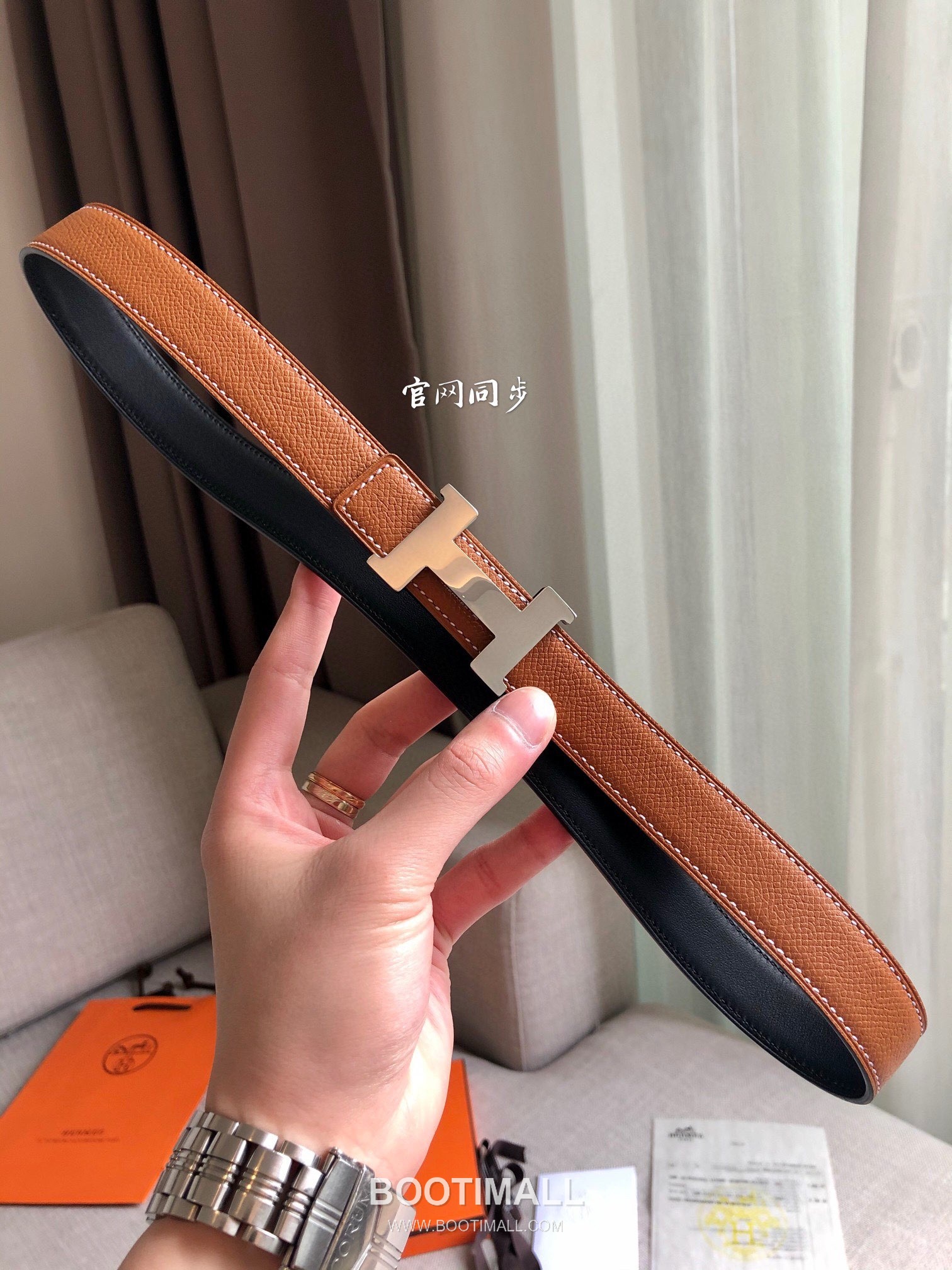 Hermes Glenan Swift Epsom Calfskin Reversible Belt with Glenan Buckle Palladium 에르메스 글레난 스위프트 엡송 카프스킨 리버서블 벨트 글레난 버클 황동 베이스 팔라듐 피니시 2.4cm 2