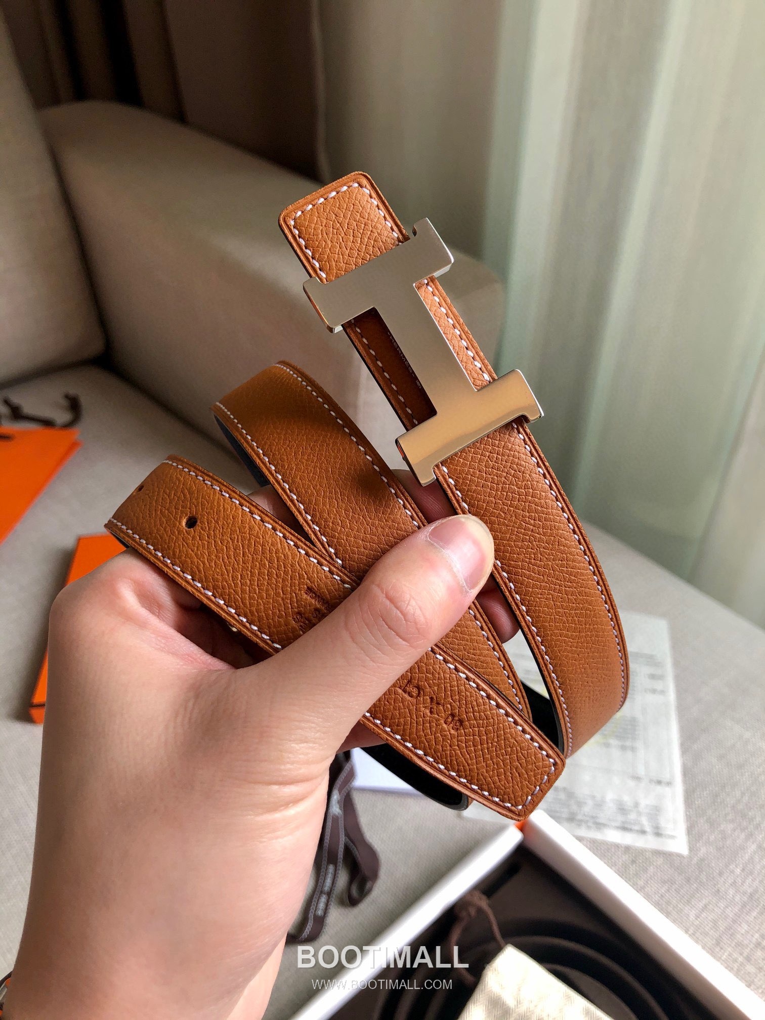 Hermes Glenan Swift Epsom Calfskin Reversible Belt with Glenan Buckle Palladium 에르메스 글레난 스위프트 엡송 카프스킨 리버서블 벨트 글레난 버클 황동 베이스 팔라듐 피니시 2.4cm 4