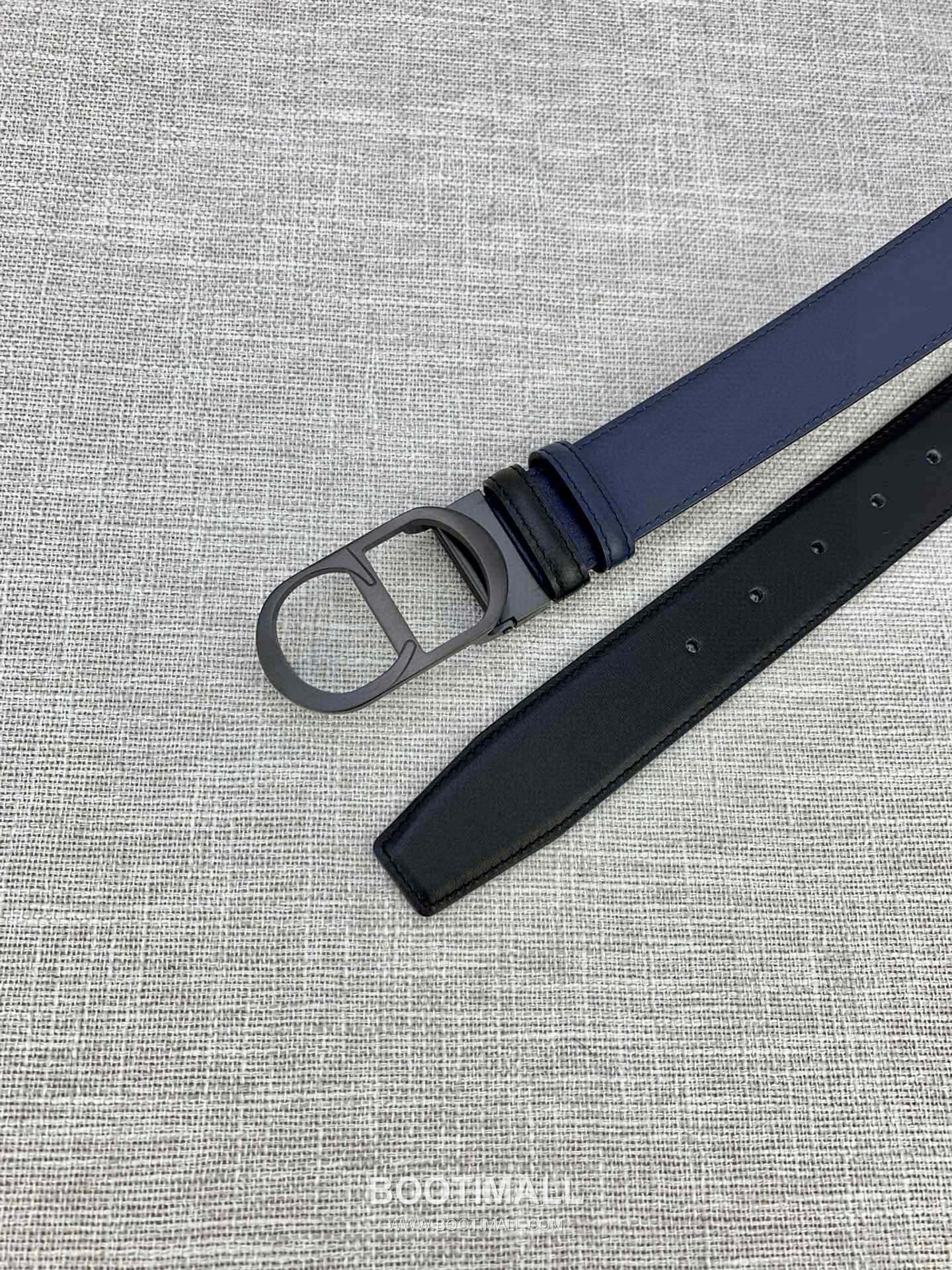 Dior Calfskin Grained Leather Belt with CD Buckle Palladium 디올 카프스킨 그레인 레더 벨트 CD 버클 황동 베이스 팔라듐 피니시 3.5cm 9
